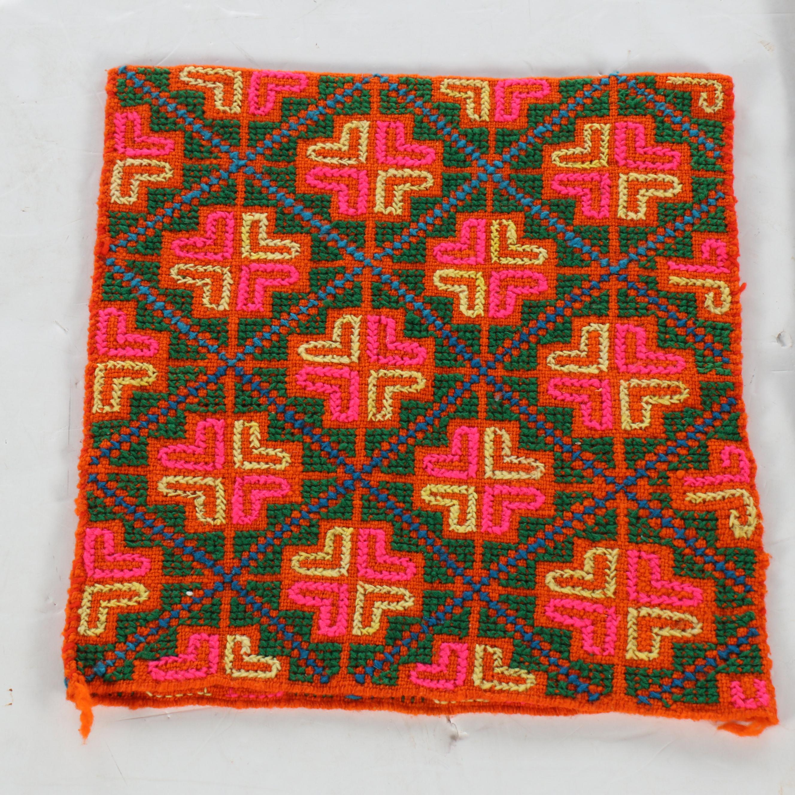 Mexican Woven Table Runners, Mid to Late 20th Century