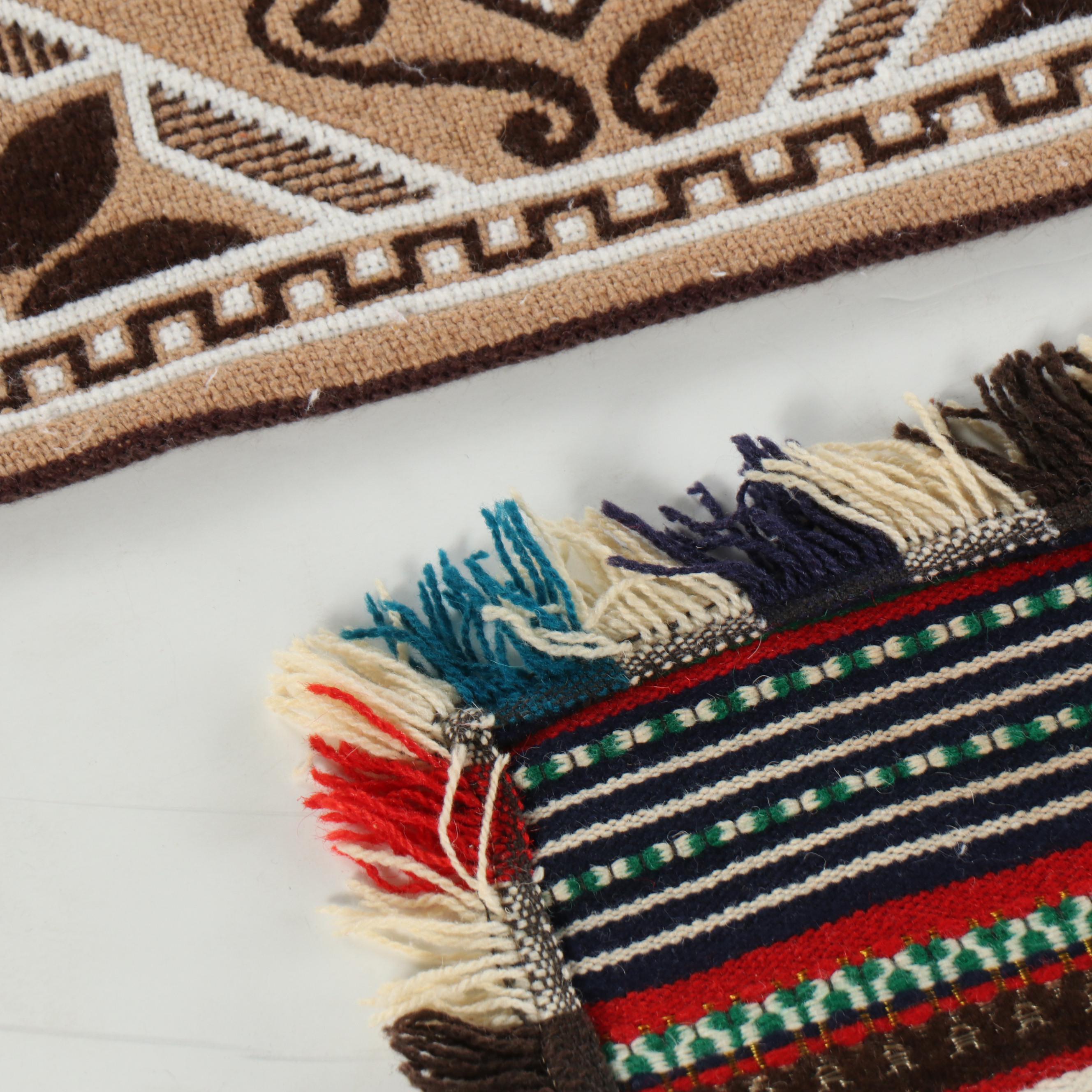 Mexican Woven Table Runners, Mid to Late 20th Century