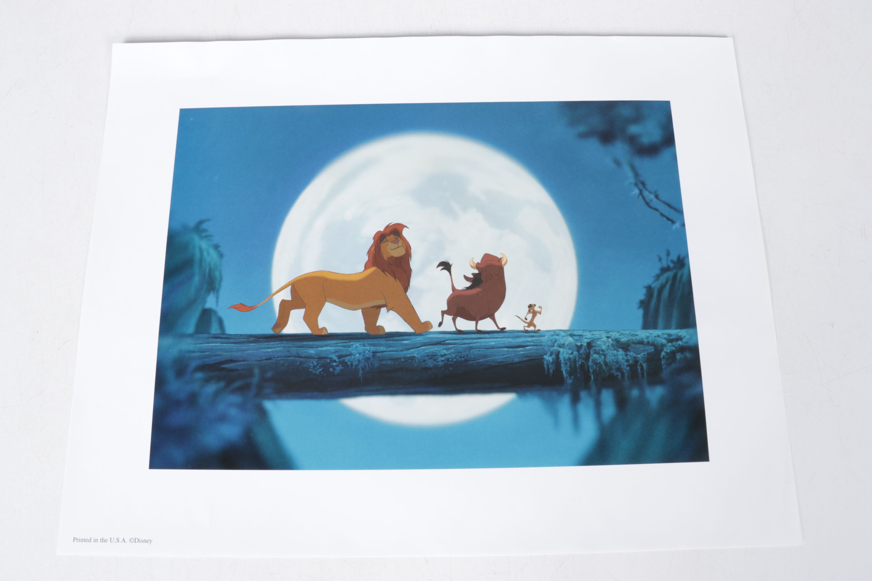 Collection of Commemorative Offset Lithographs from Disney's The Lion King 1 & 2