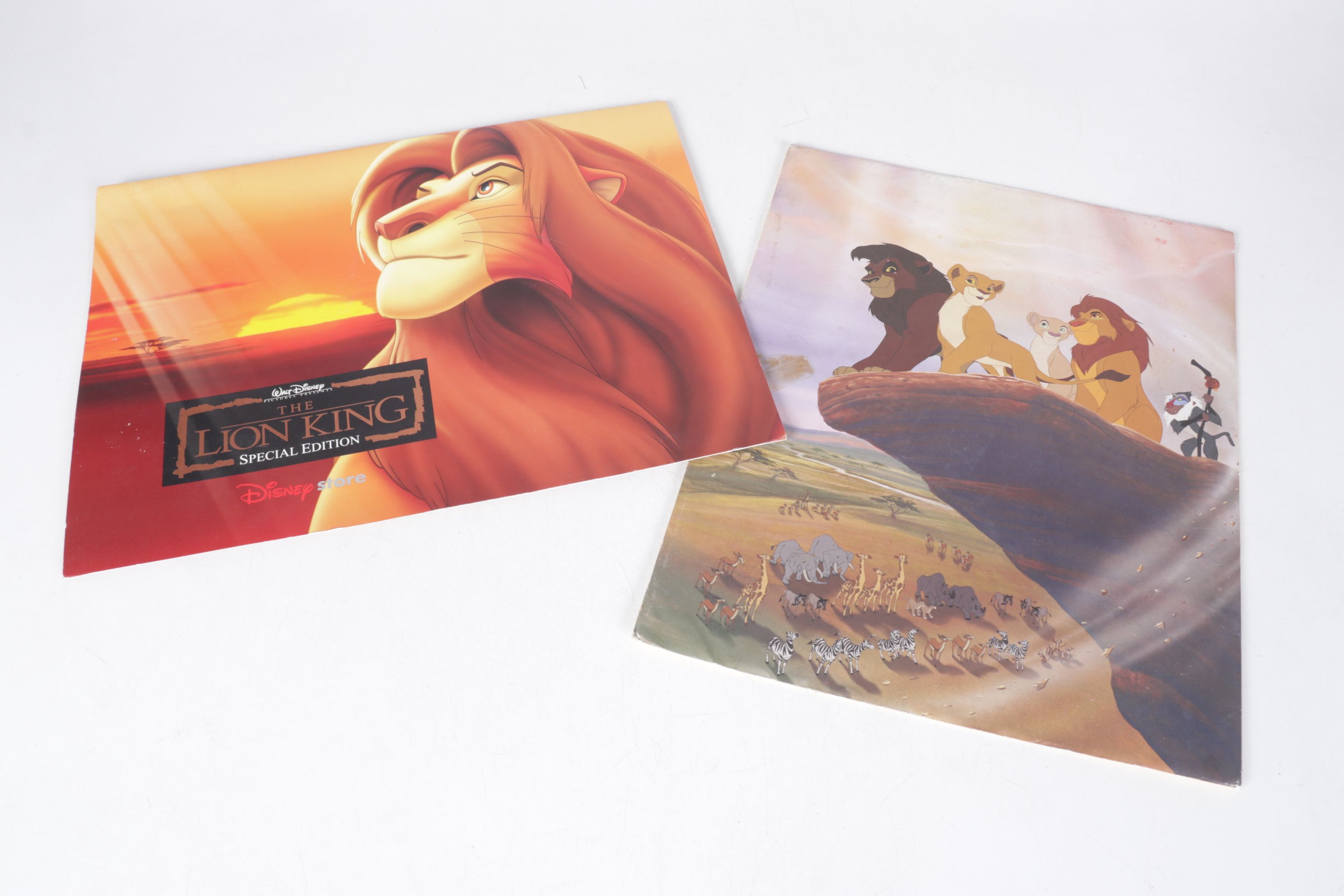 Collection of Commemorative Offset Lithographs from Disney's The Lion King 1 & 2