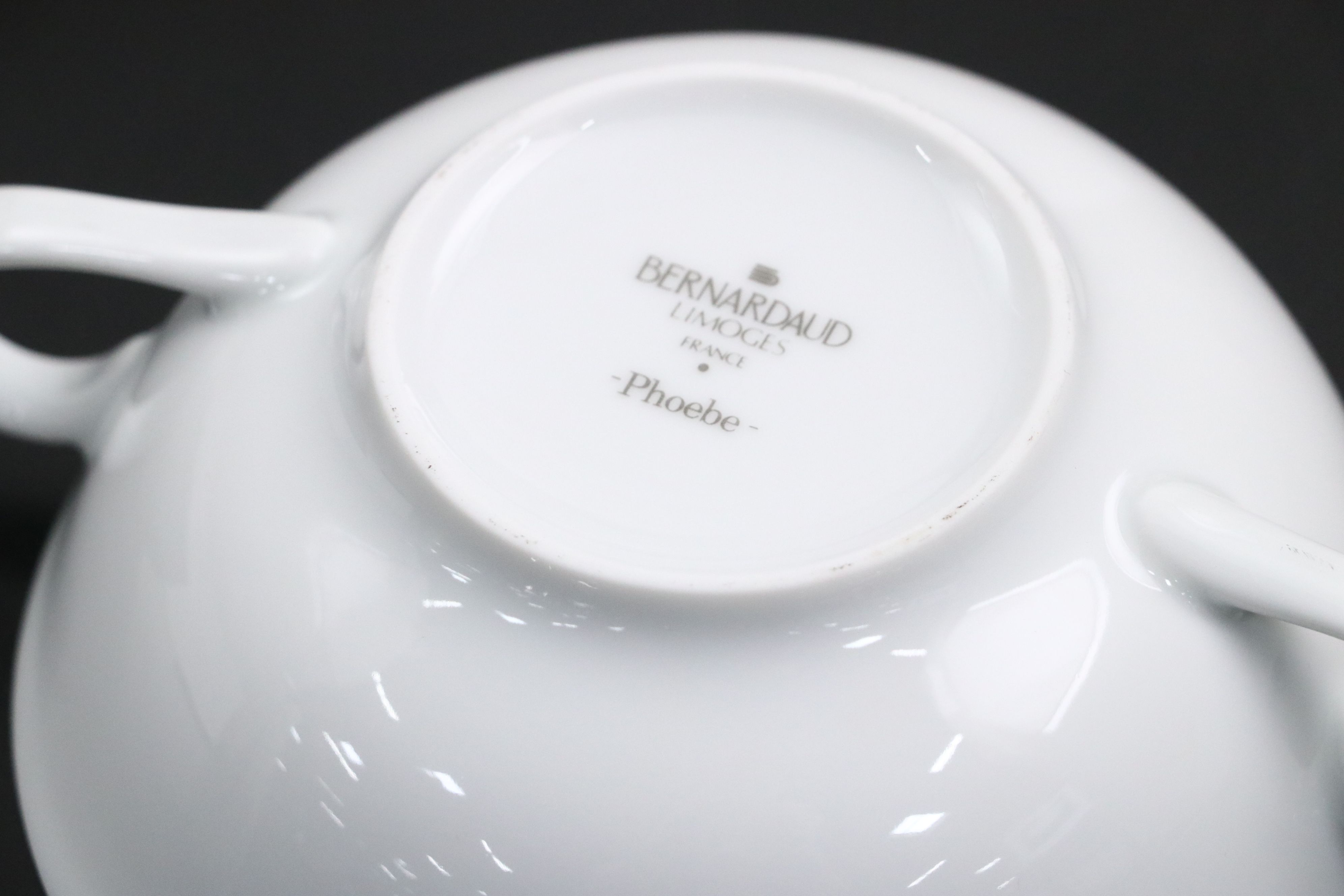 Bernardaud "Phoebe" Porcelain Dinnerware, Late 20th / Early 21st Century