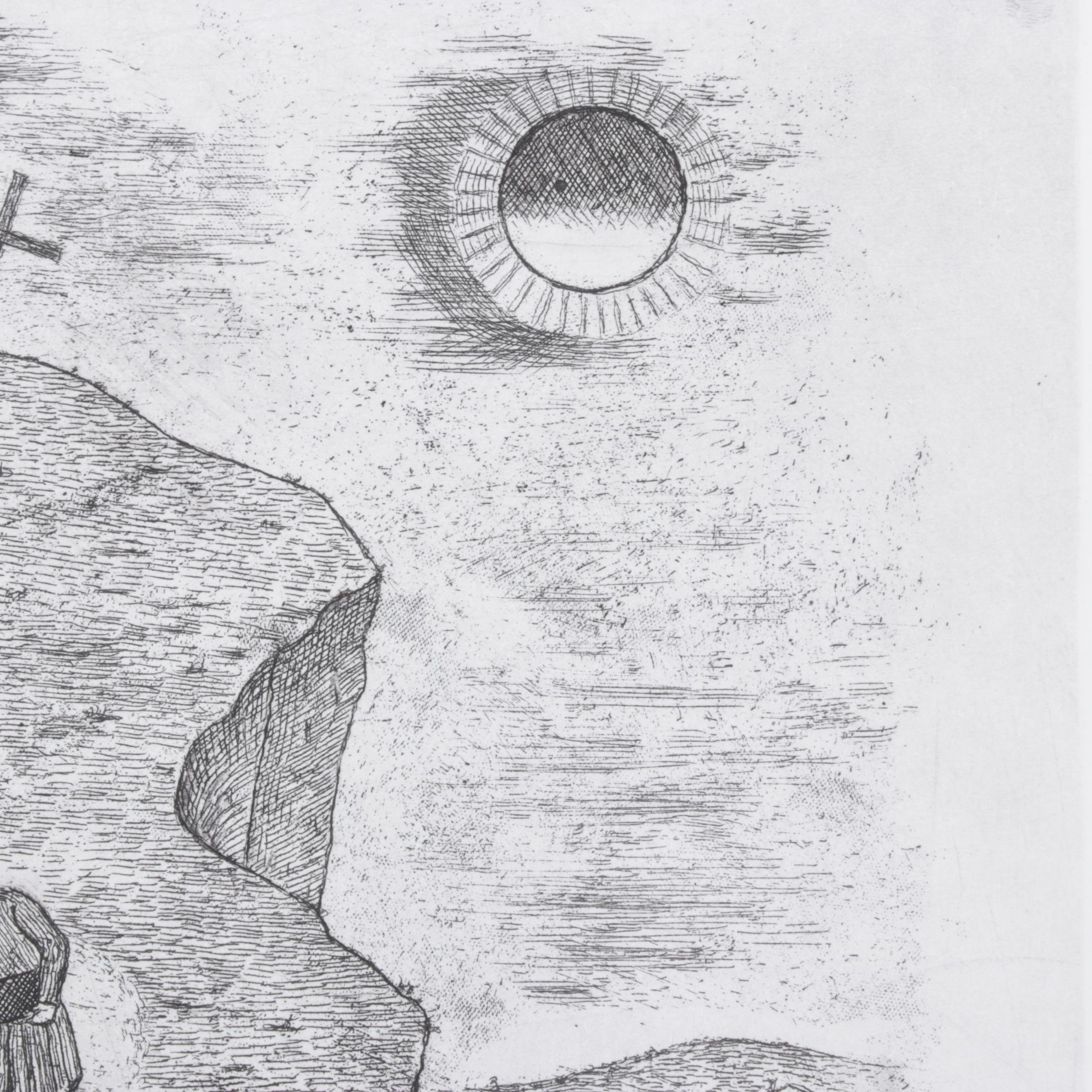 Paula Beer Limited Engraving "Neuvième Station" from "Chemin de Croix"