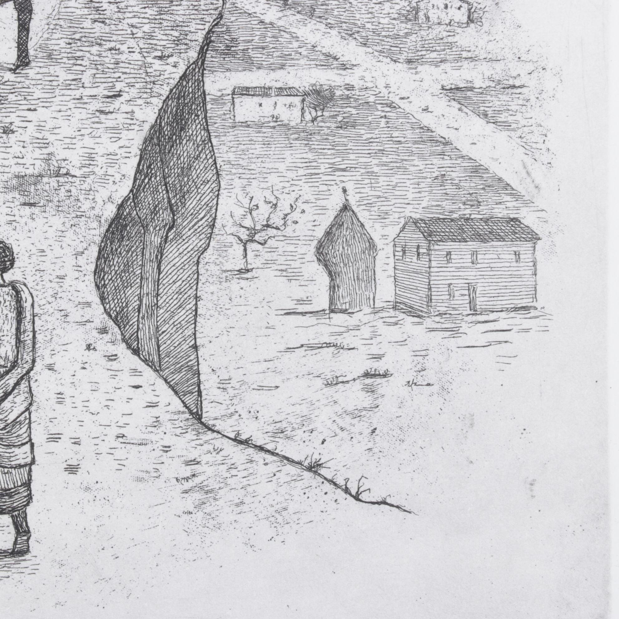 Paula Beer Limited Engraving "Neuvième Station" from "Chemin de Croix"