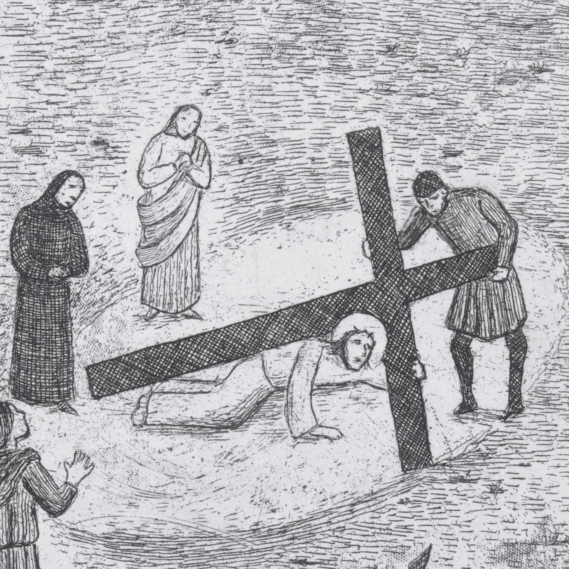 Paula Beer Limited Engraving "Neuvième Station" from "Chemin de Croix"