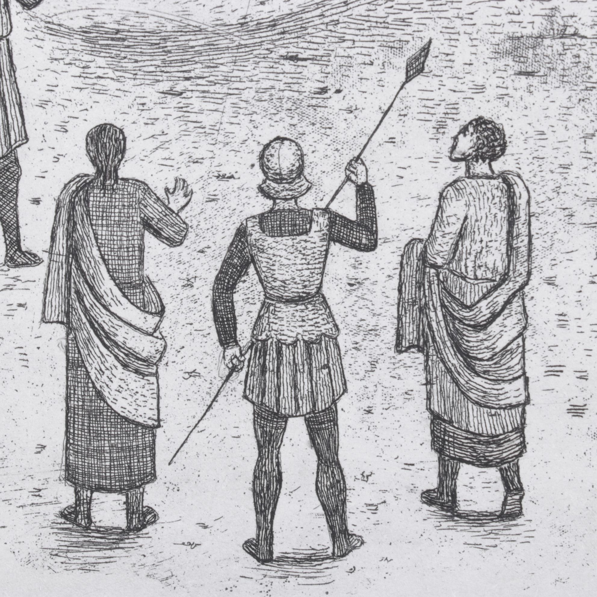 Paula Beer Limited Engraving "Neuvième Station" from "Chemin de Croix"