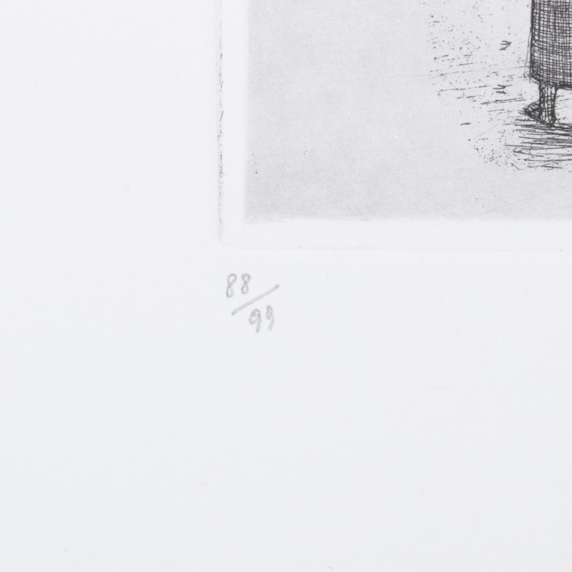 Paula Beer Limited Engraving "Neuvième Station" from "Chemin de Croix"