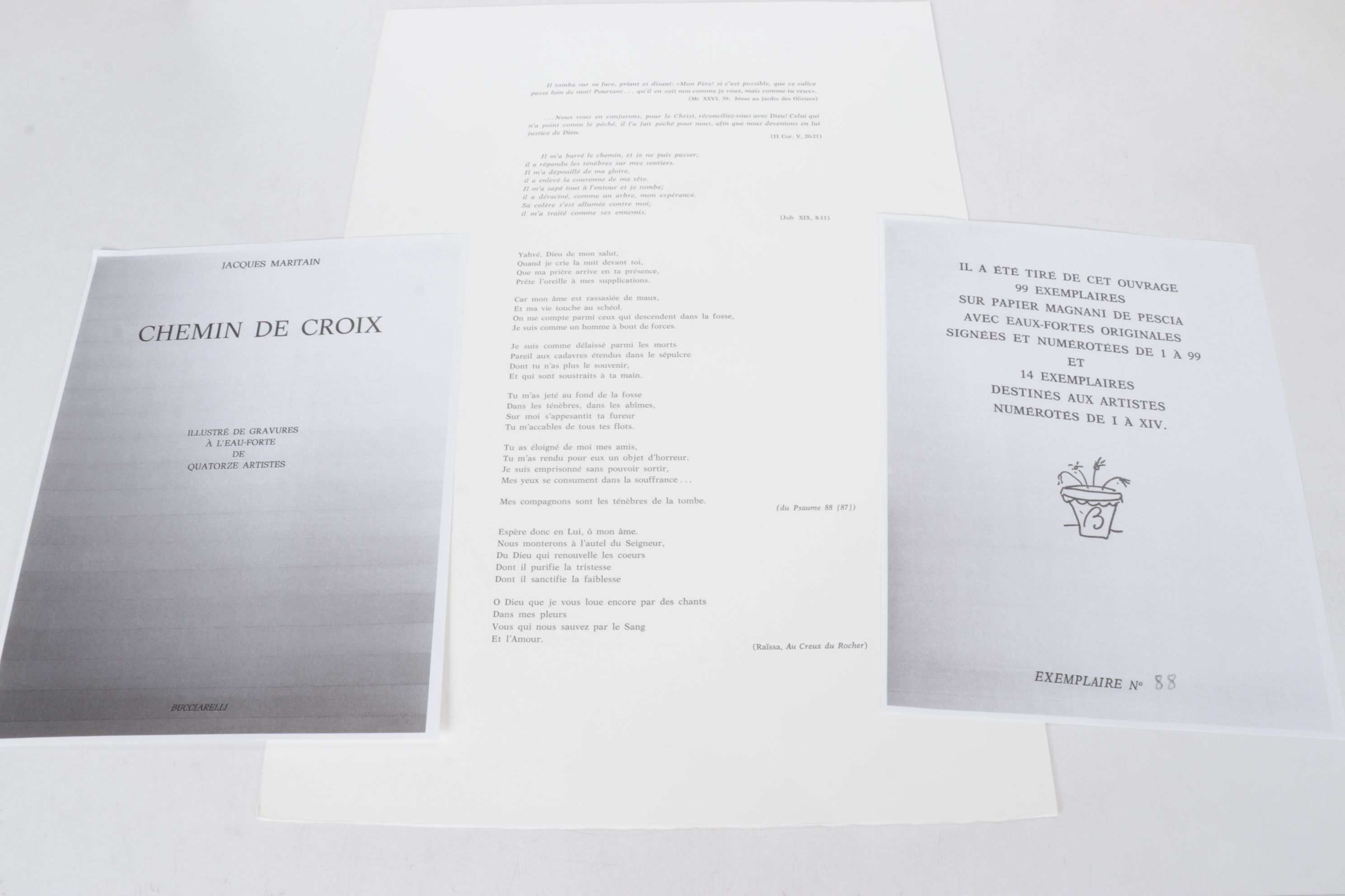 Paula Beer Limited Engraving "Neuvième Station" from "Chemin de Croix"