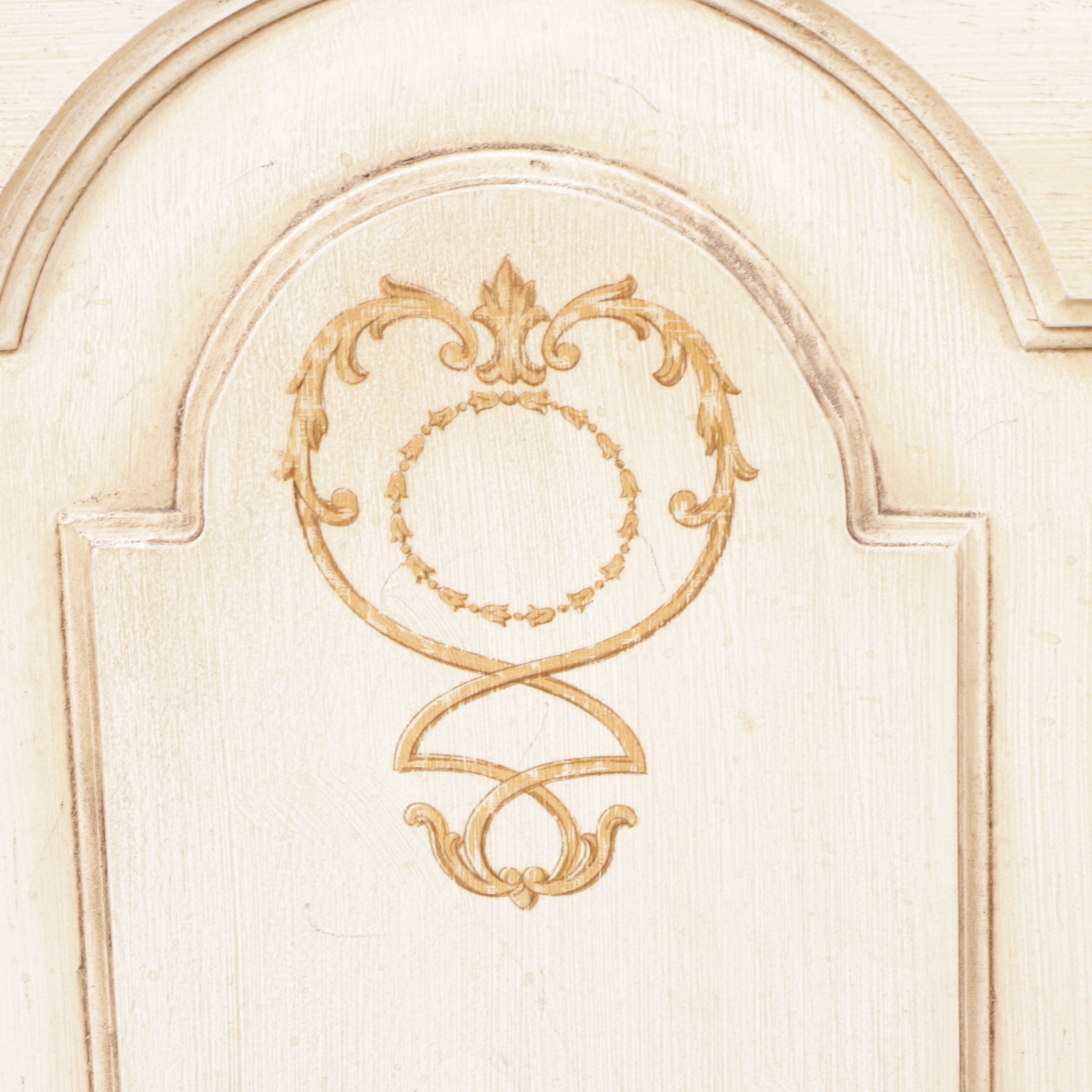 Set of French Provincial Style Painted Wood Cabinets, Mid to Late 20th Century