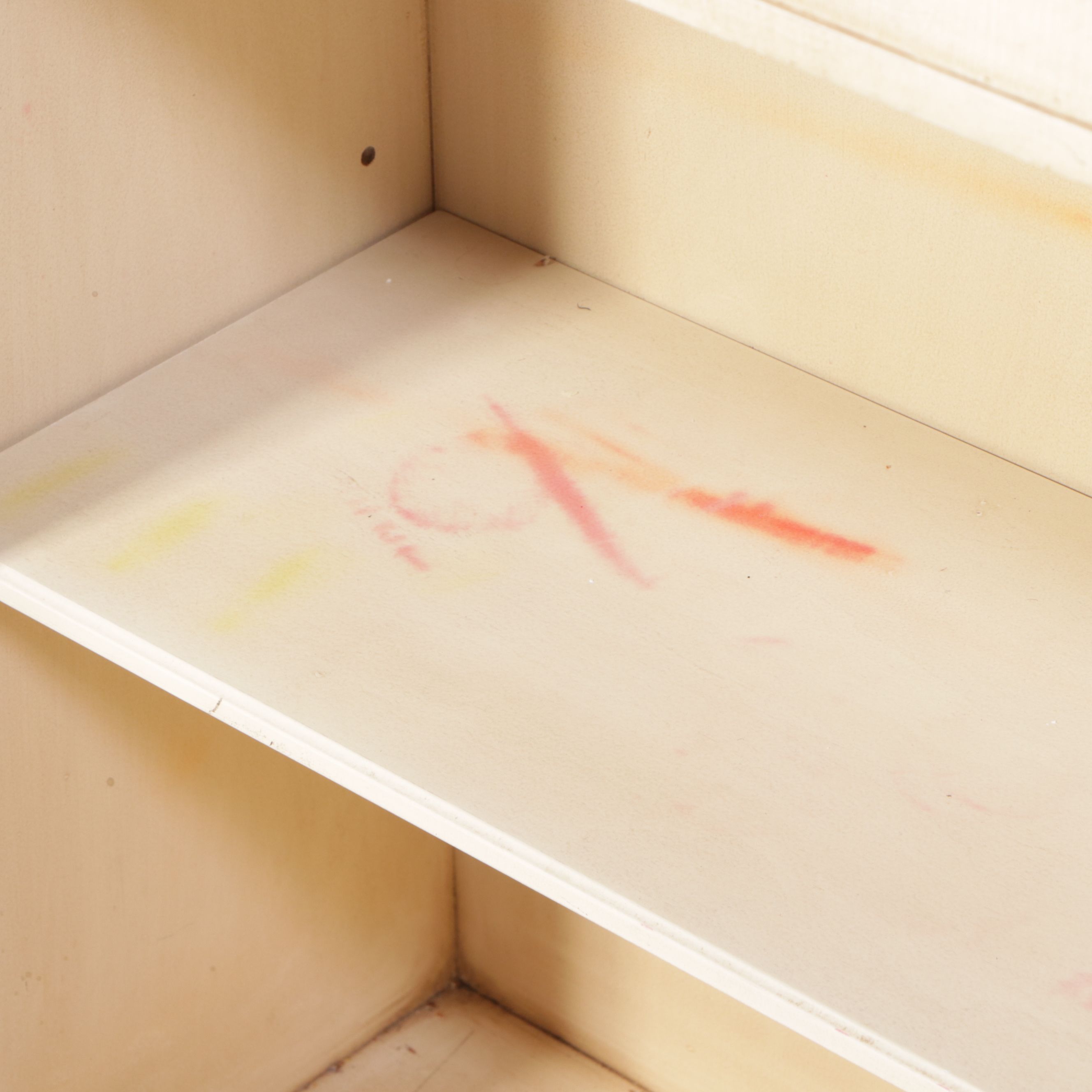 Set of French Provincial Style Painted Wood Cabinets, Mid to Late 20th Century