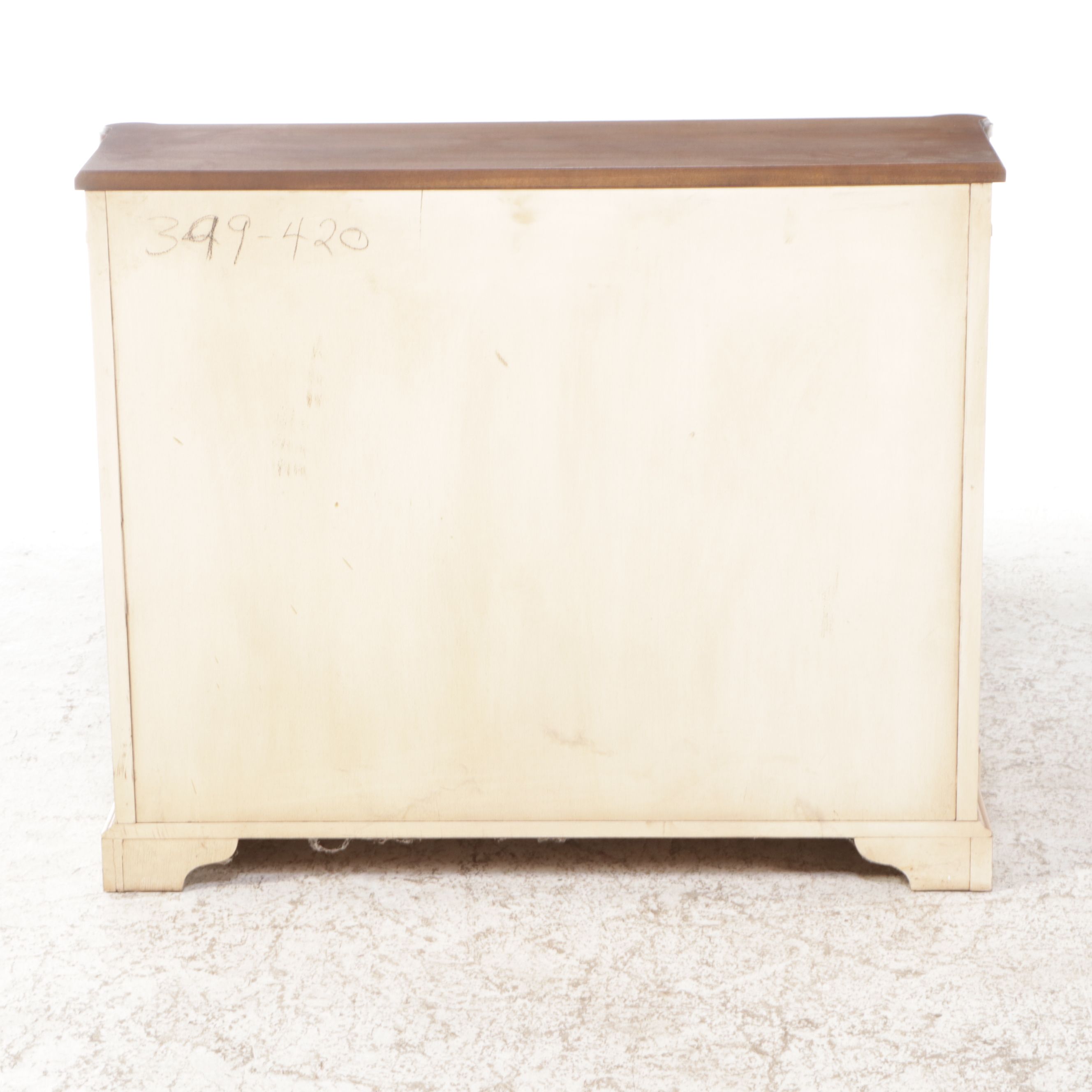 Set of French Provincial Style Painted Wood Cabinets, Mid to Late 20th Century