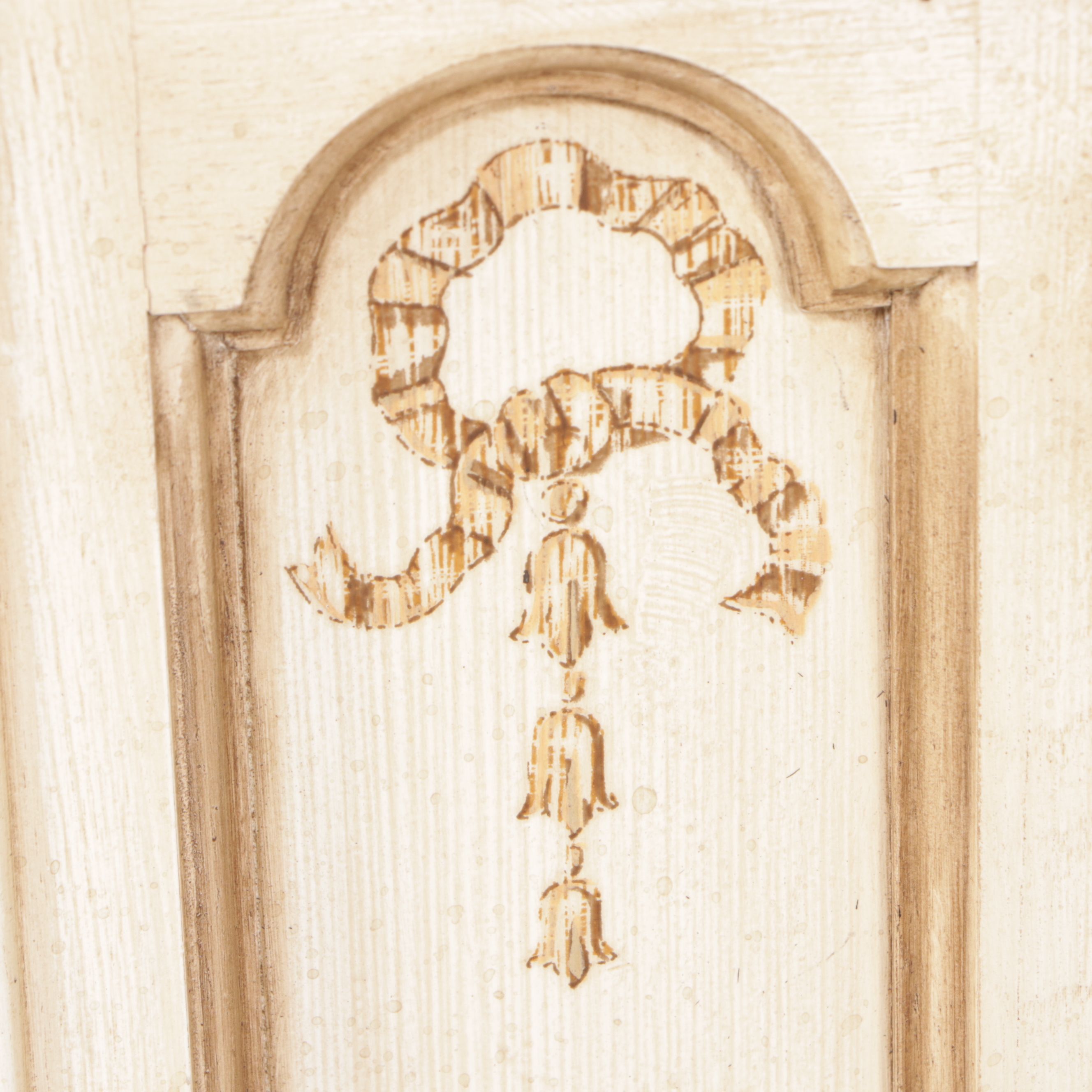 Set of French Provincial Style Painted Wood Cabinets, Mid to Late 20th Century