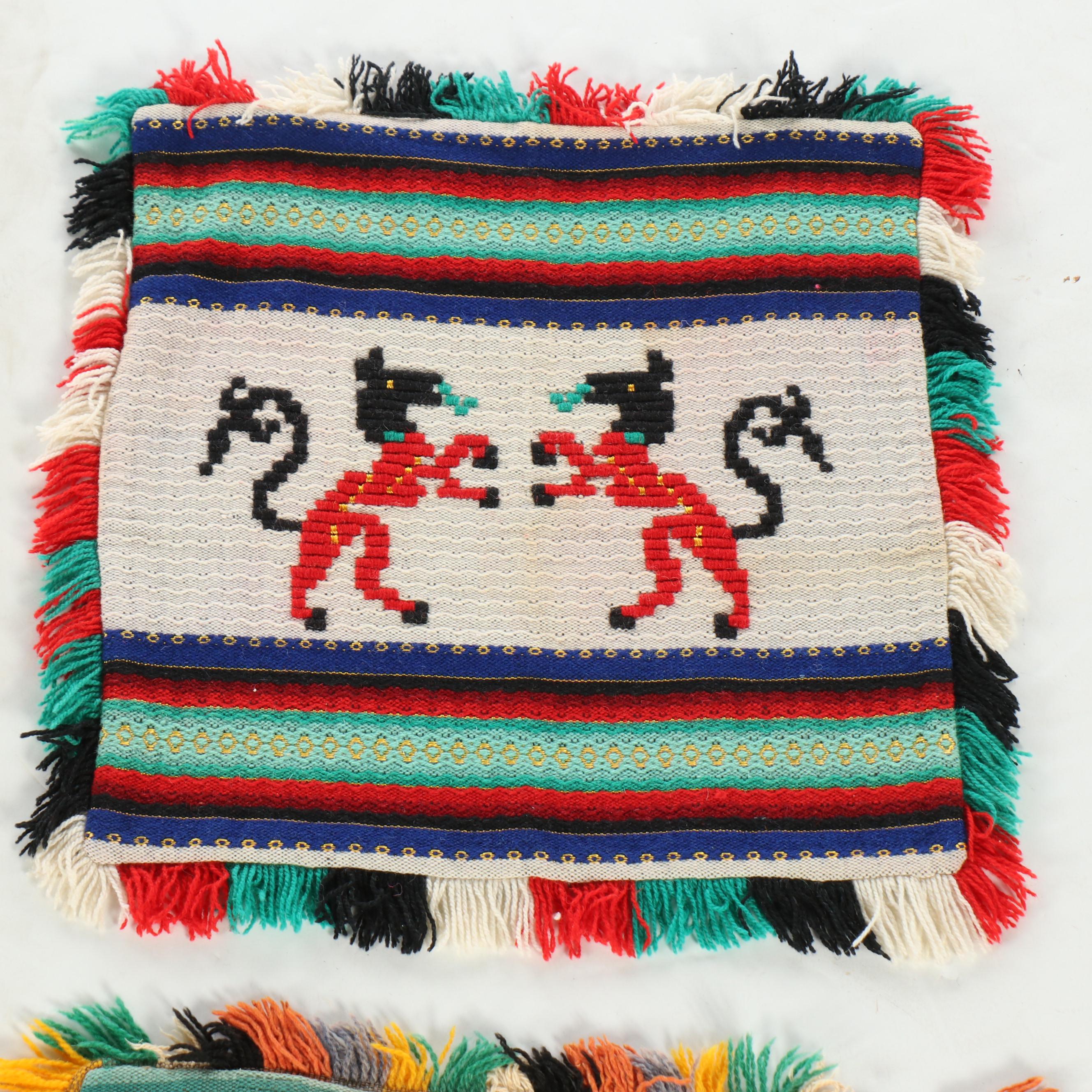 Mexican and Other Handwoven Textile Squares