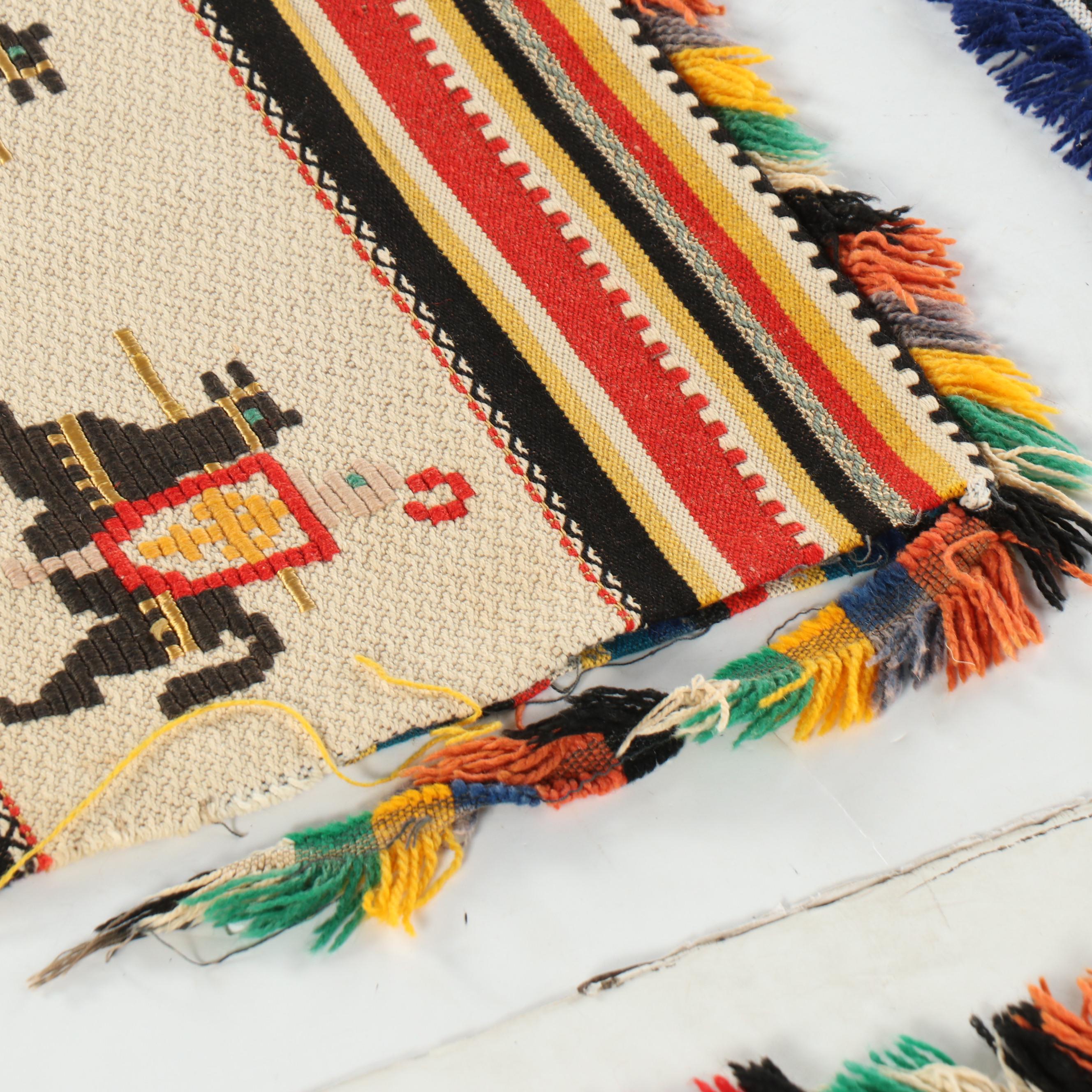 Mexican and Other Handwoven Textile Squares