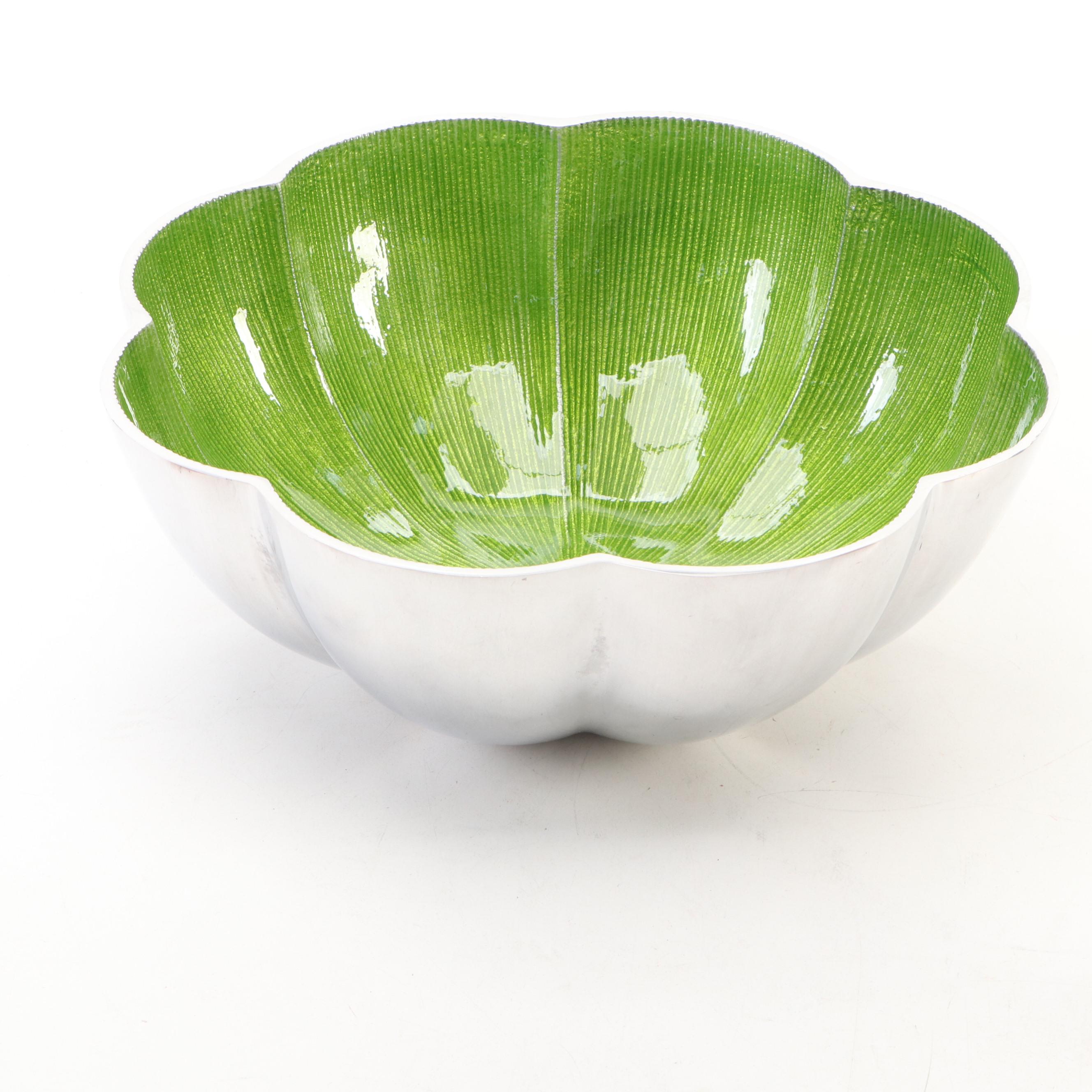 Jim Shore Heartwood Creek "Sentinel" Figurine, Simplydesignz Bowl and Pumpkin