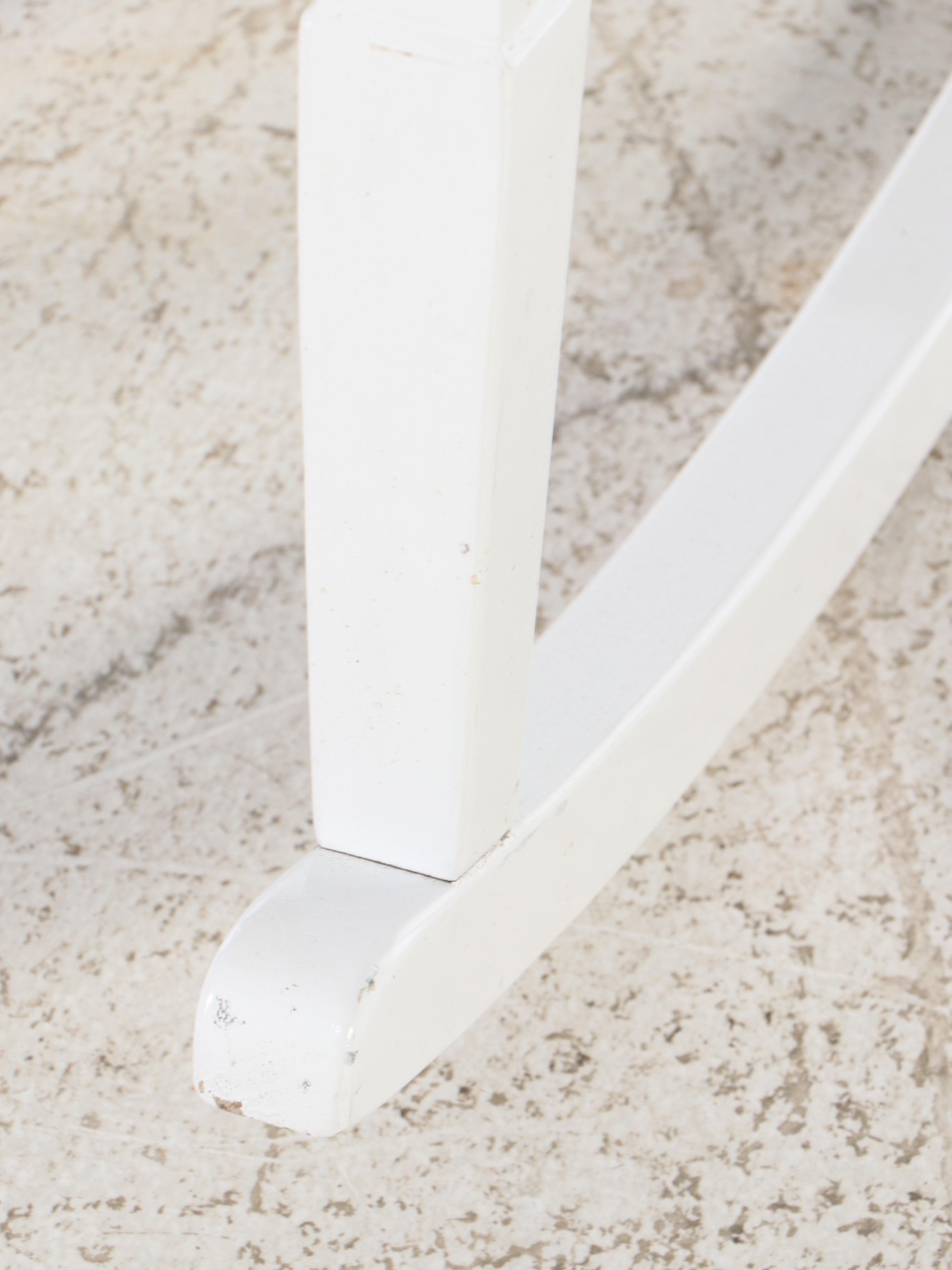 Grandinroad Painted Wood "Nantucket" Rocking Chair with Removable Cushion