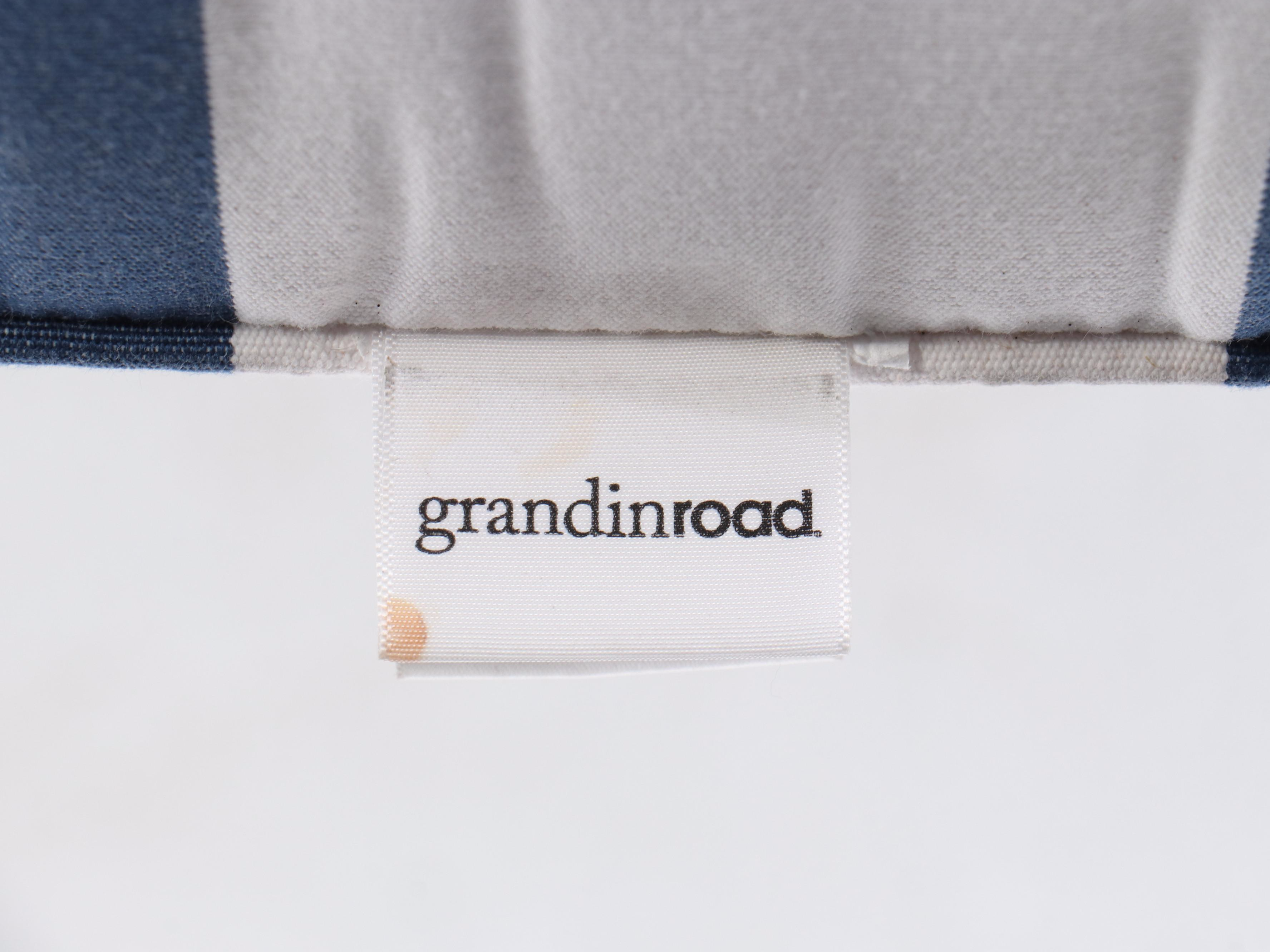 Grandinroad Painted Wood "Nantucket" Rocking Chair with Removable Cushion