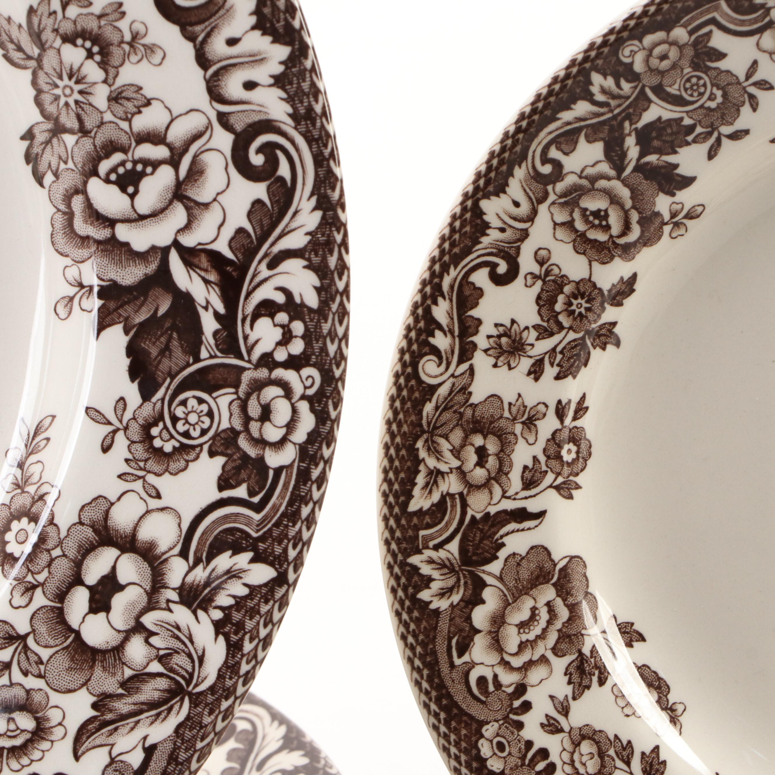 Spode "Delamere Brown" Ceramic Dinnerware