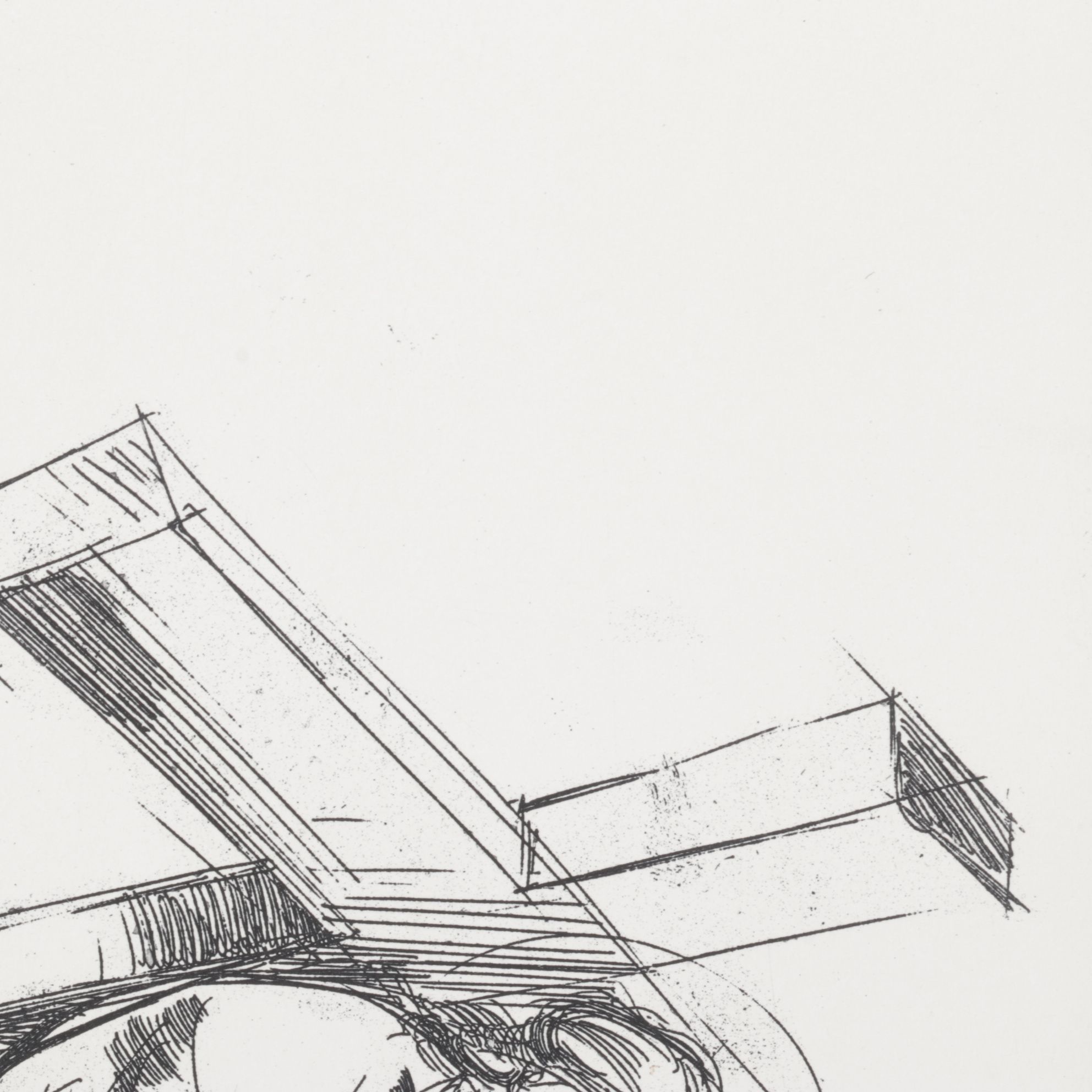 Trento Longaretti Limited Engraving "Septième Station" from "Chemin de Croix"