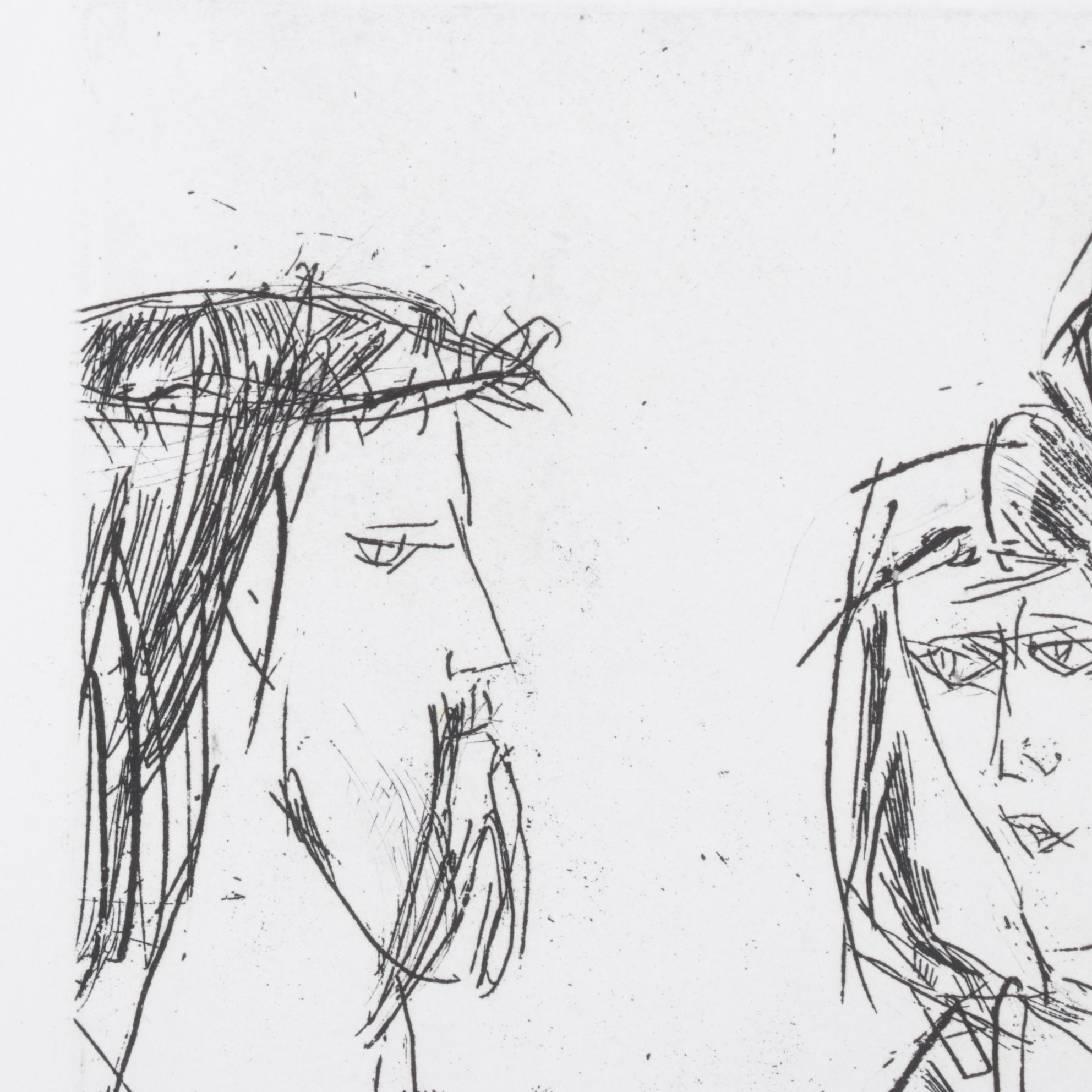 Arnoldo Ciarrocchi Limited Engraving "Huitième Station" from "Chemin de Croix"