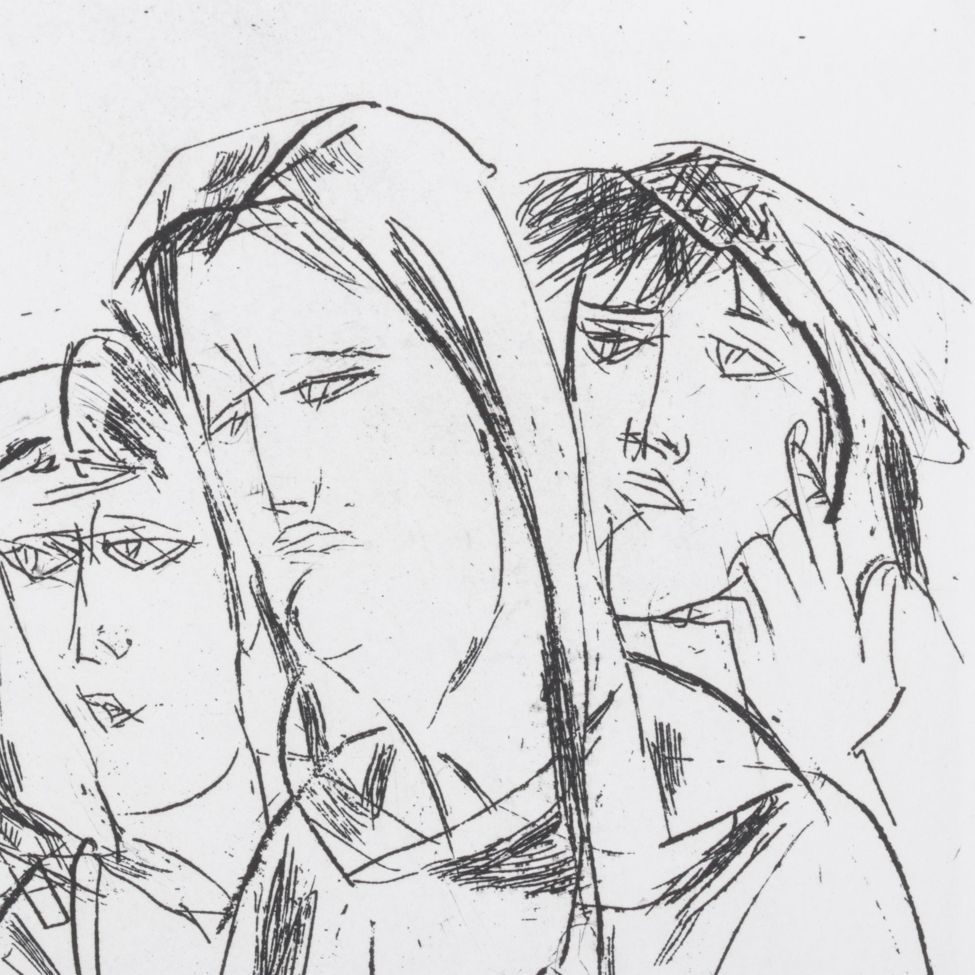 Arnoldo Ciarrocchi Limited Engraving "Huitième Station" from "Chemin de Croix"