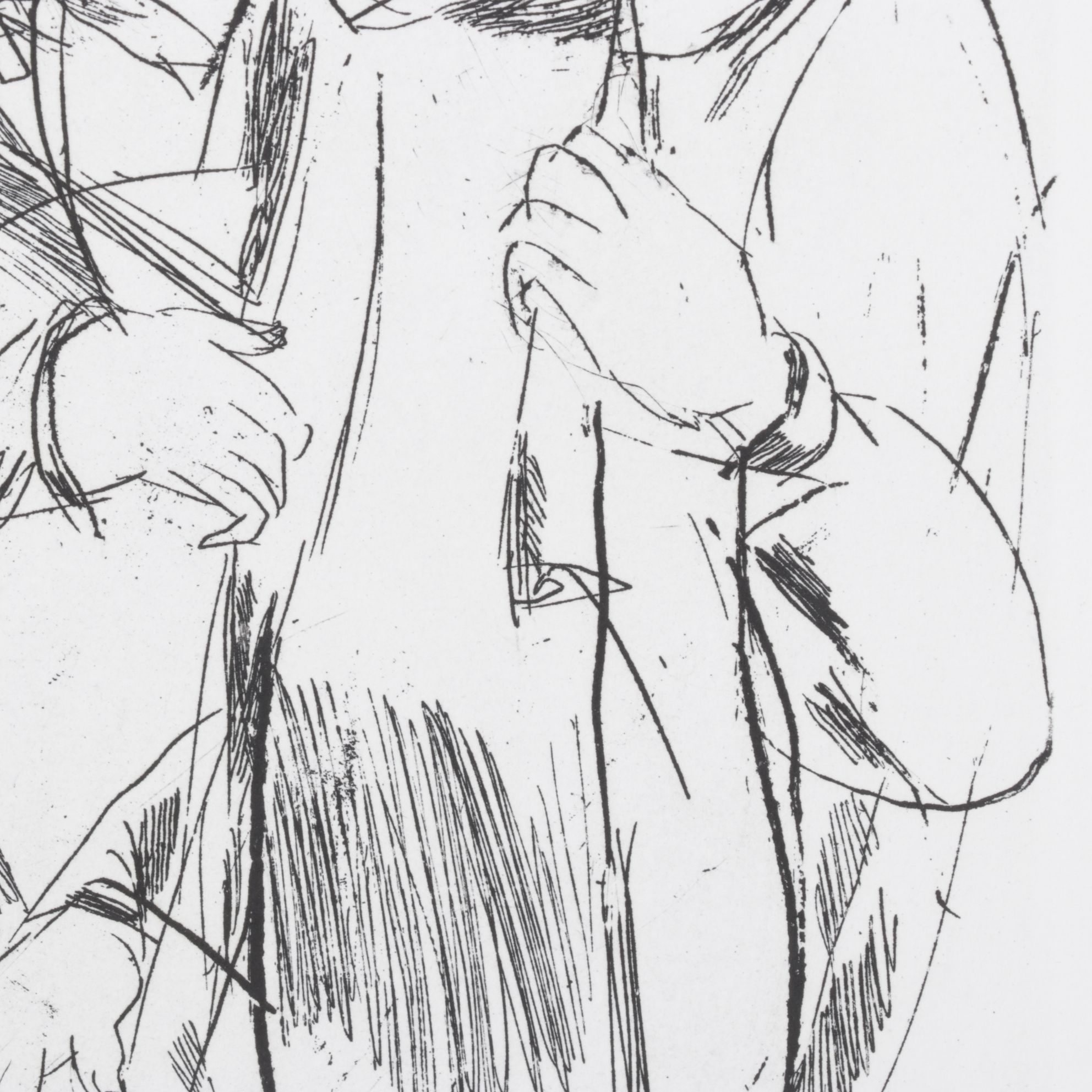 Arnoldo Ciarrocchi Limited Engraving "Huitième Station" from "Chemin de Croix"