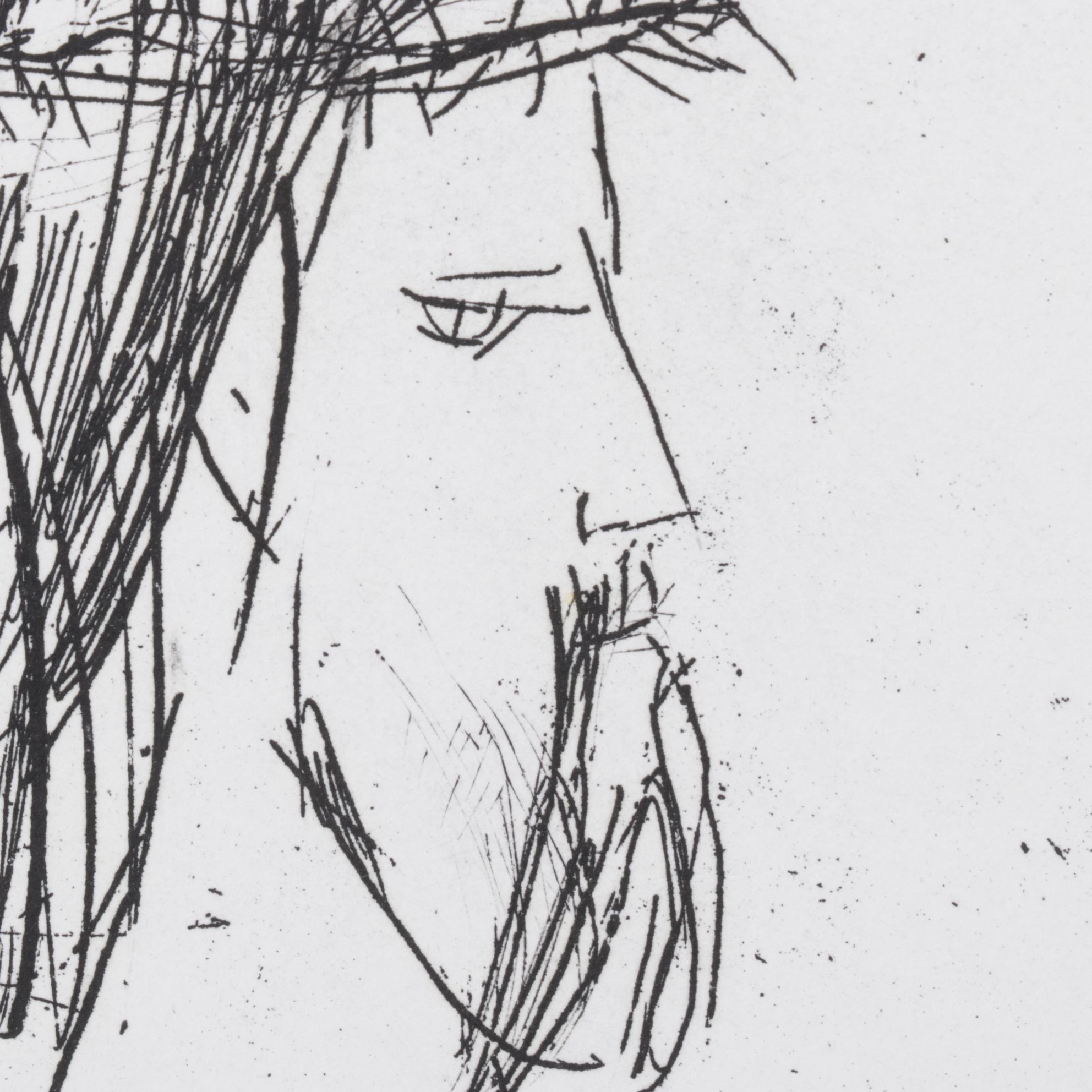 Arnoldo Ciarrocchi Limited Engraving "Huitième Station" from "Chemin de Croix"