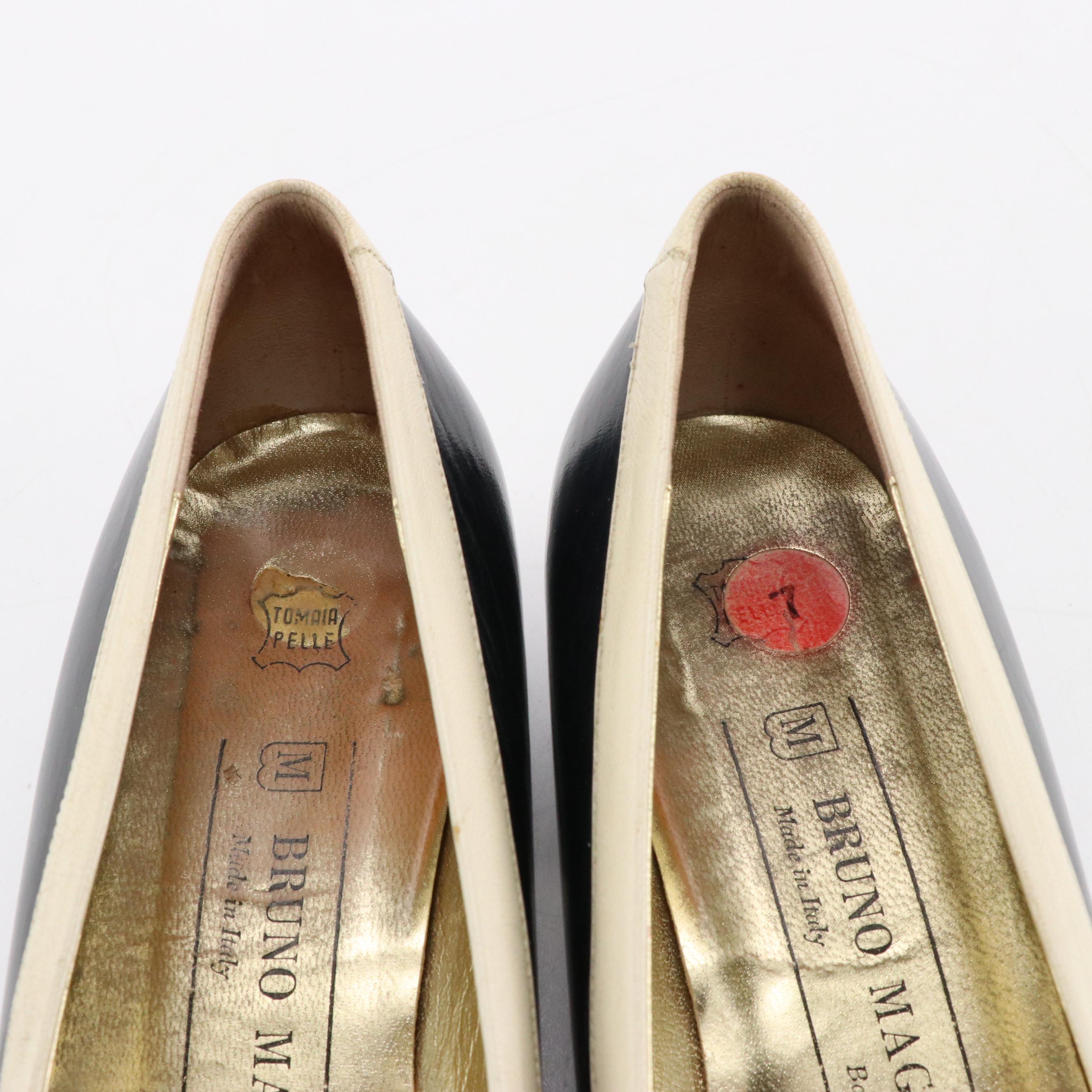 Bruno Magli Low-Heeled Leather Shoes with Michael Kors MK and Leather Flats