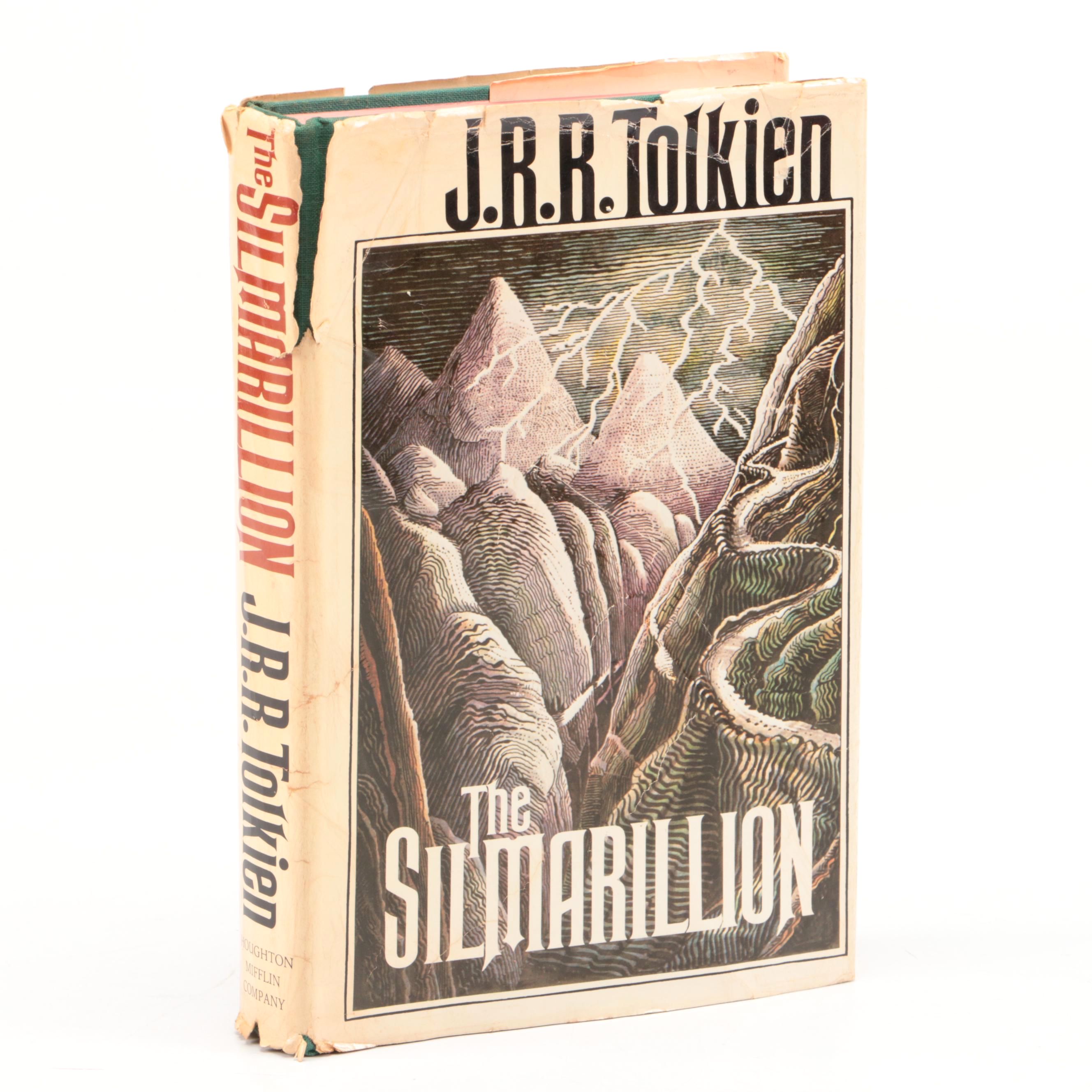 First American Printing "The Silmarillion" by J. R. R. Tolkien with Map, 1977
