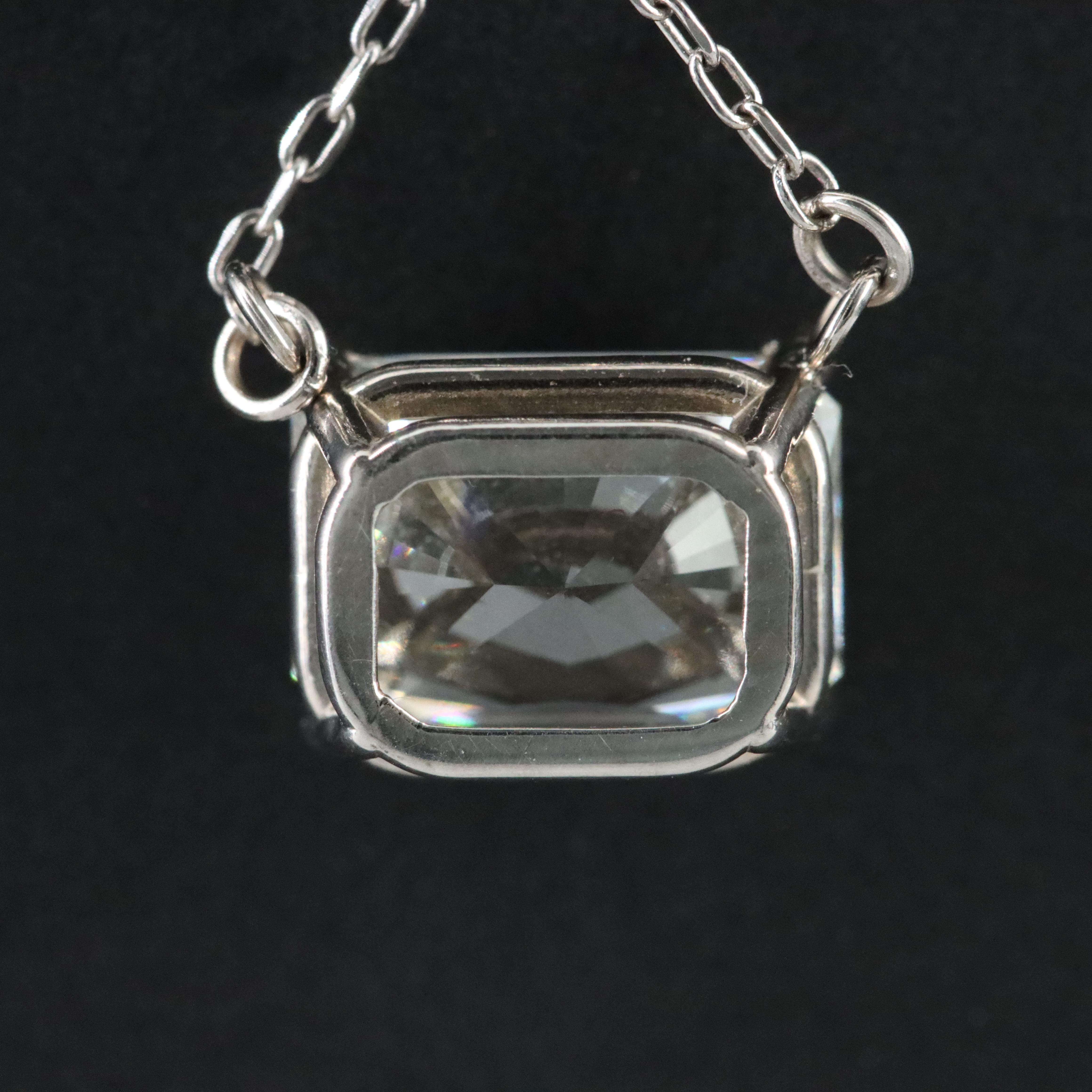 14K 1.94 CT Lab Grown Diamond on 14K Chain Necklace with Online IGI Report