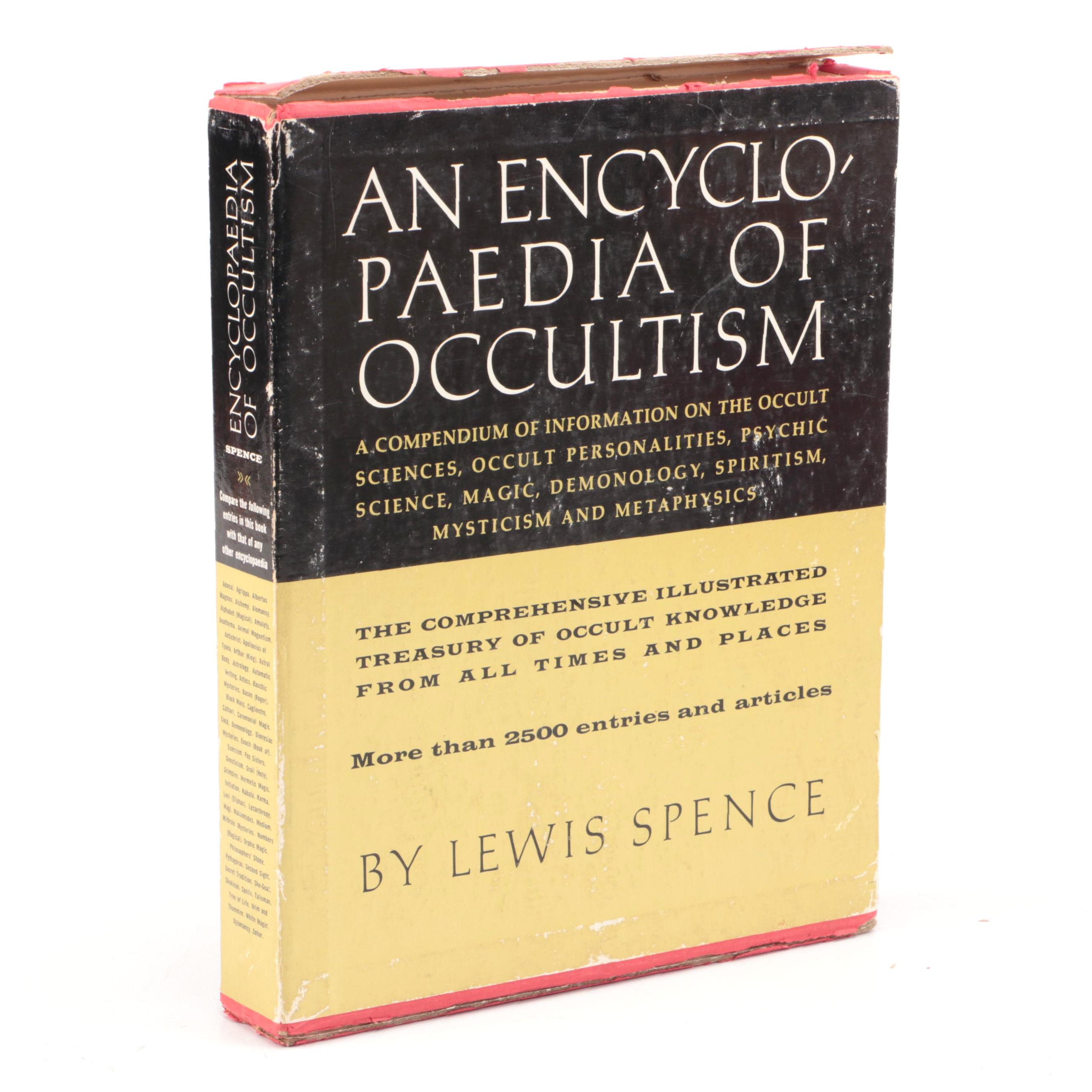 Illustrated "An Encyclopaedia of Occultism" by Lewis Spence, 1960