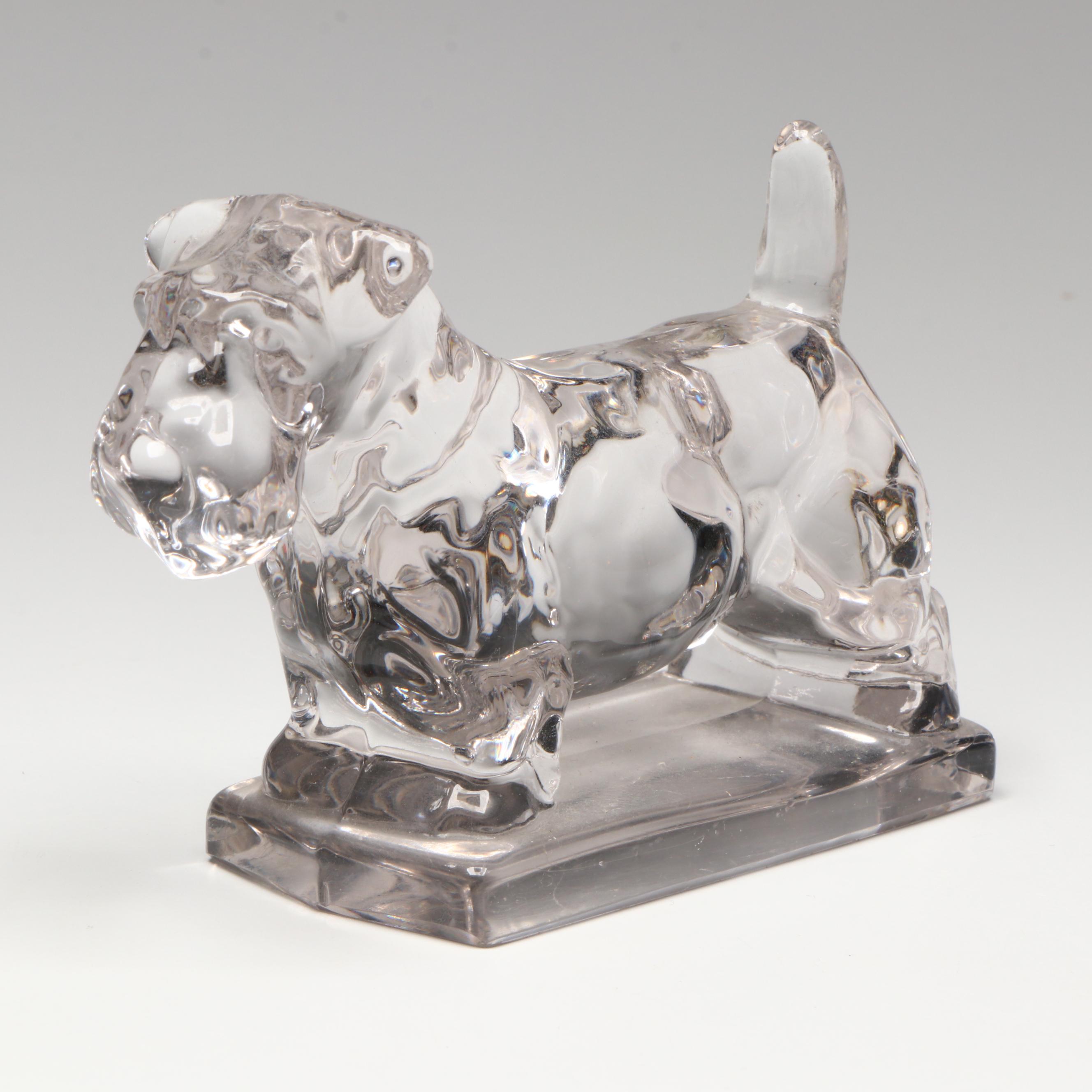 Baccarat Crystal Parrot and Other Glass Animal Figurines