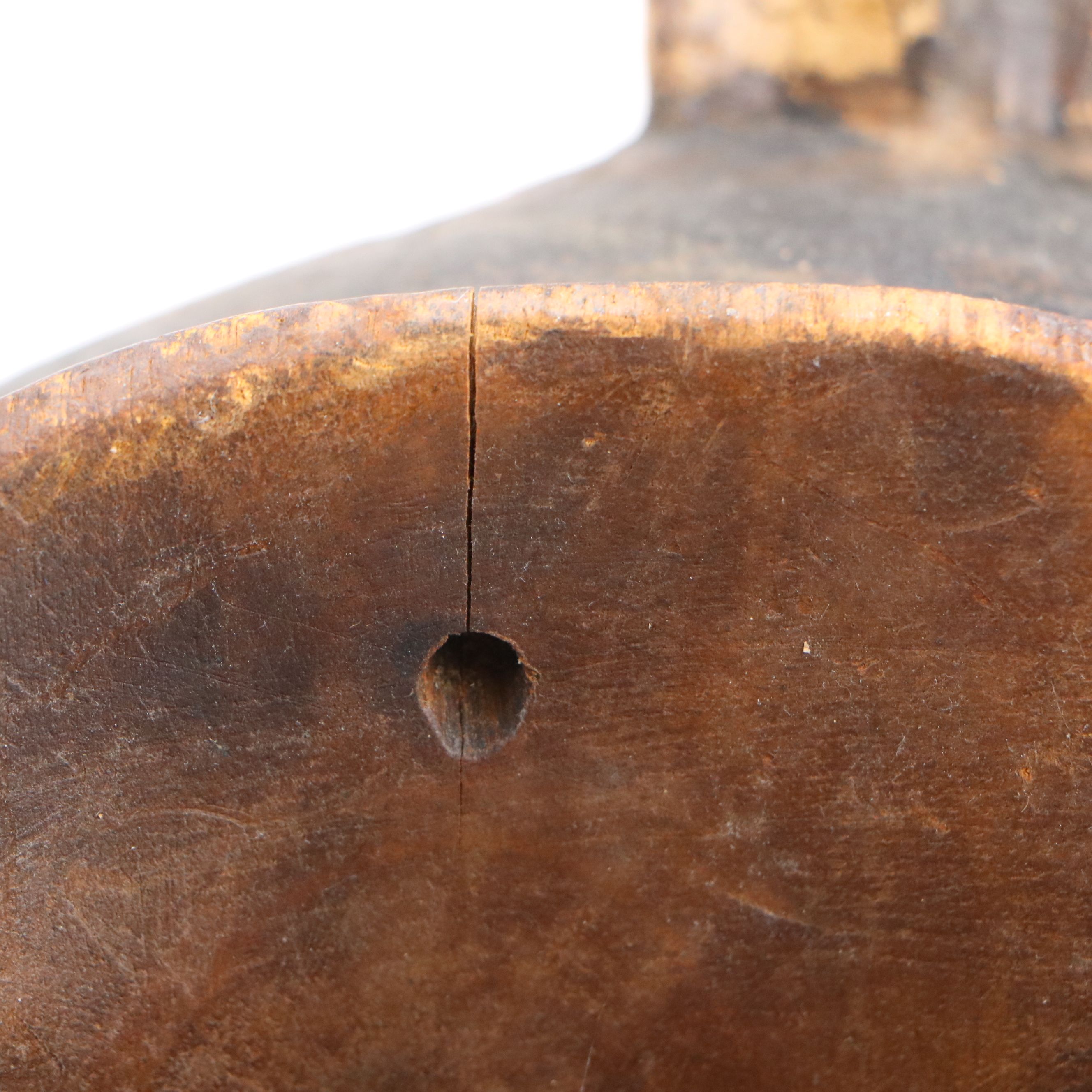 West African Ivory Coast Guro Hand-Carved Wood Polychrome Mask