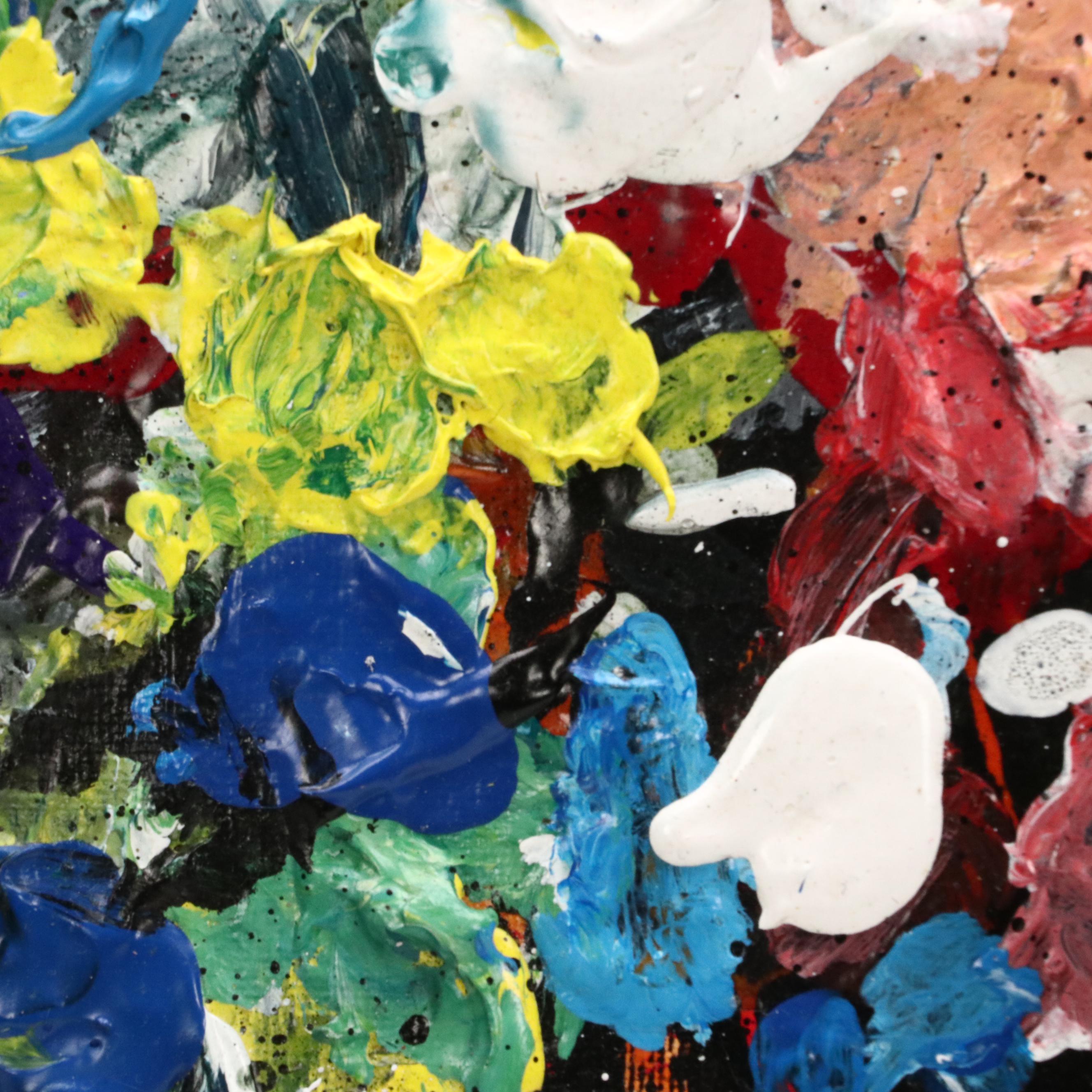 Abiola Idowu Mixed Media Painting "Life is a Teacher II," 2023