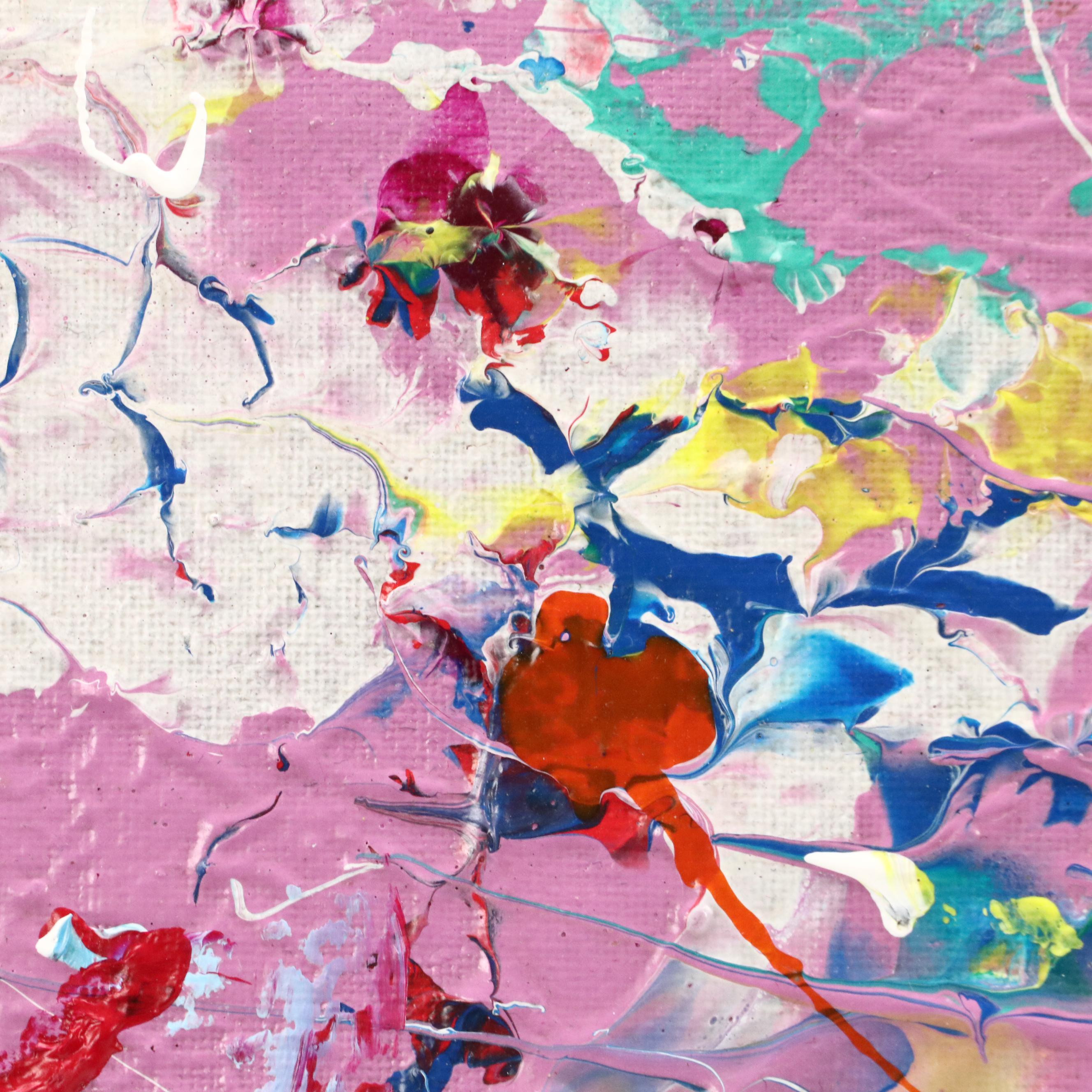 Abiola Idowu Mixed Media Painting "Life is a Teacher," 2023