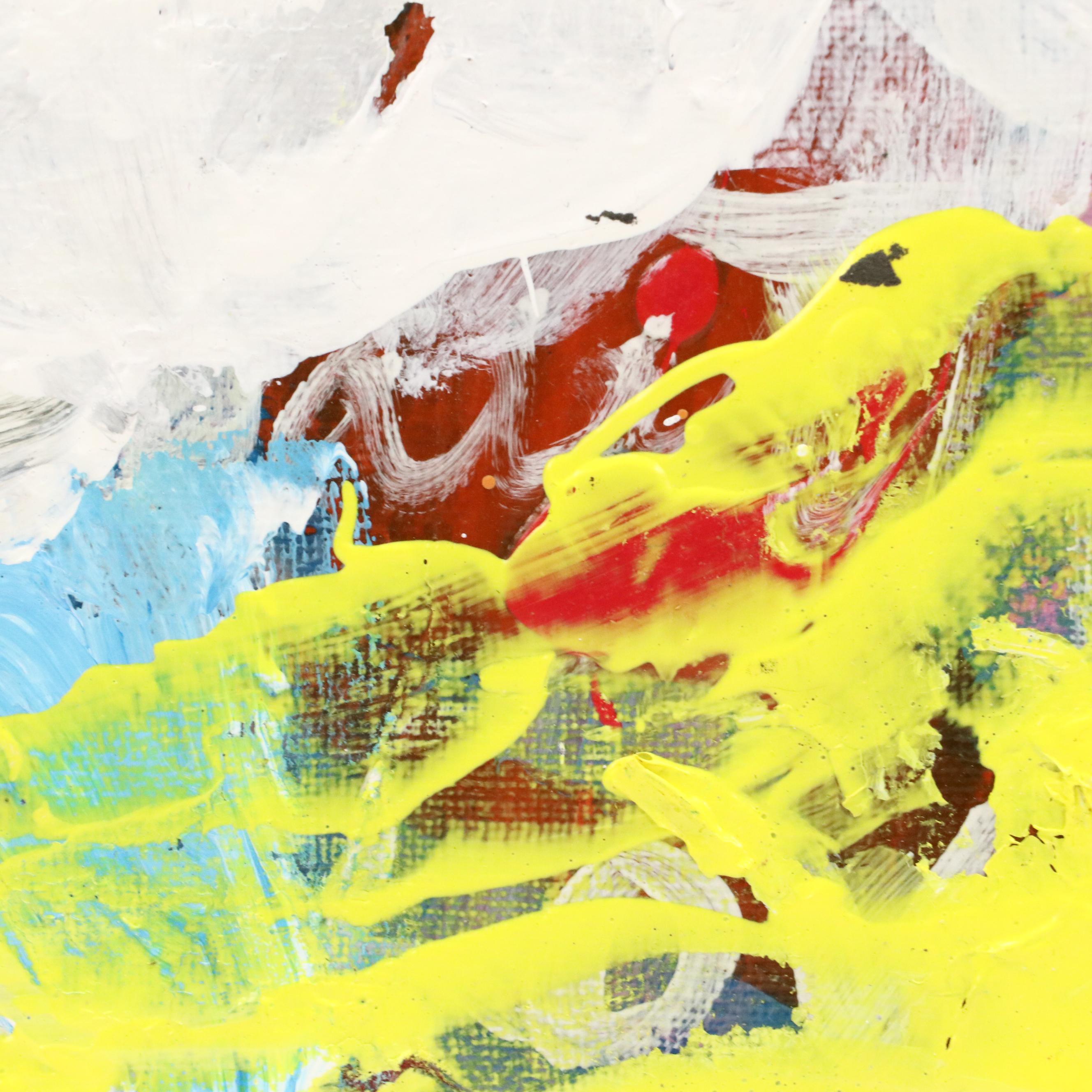 Abiola Idowu Mixed Media Painting "Life is a Teacher," 2023