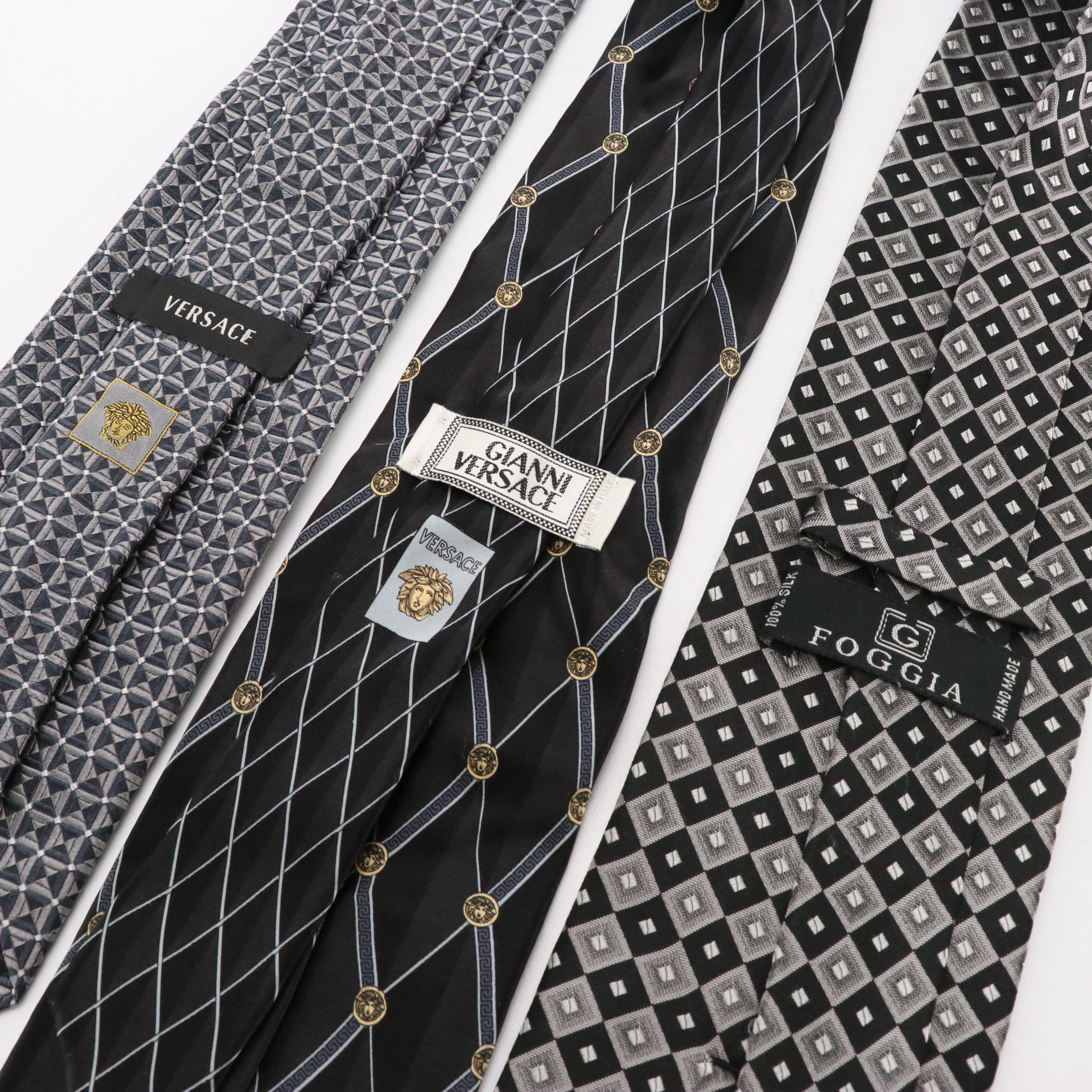 Gucci, Christian Dior, Lanvin, Versace, and Other Silk Neckties