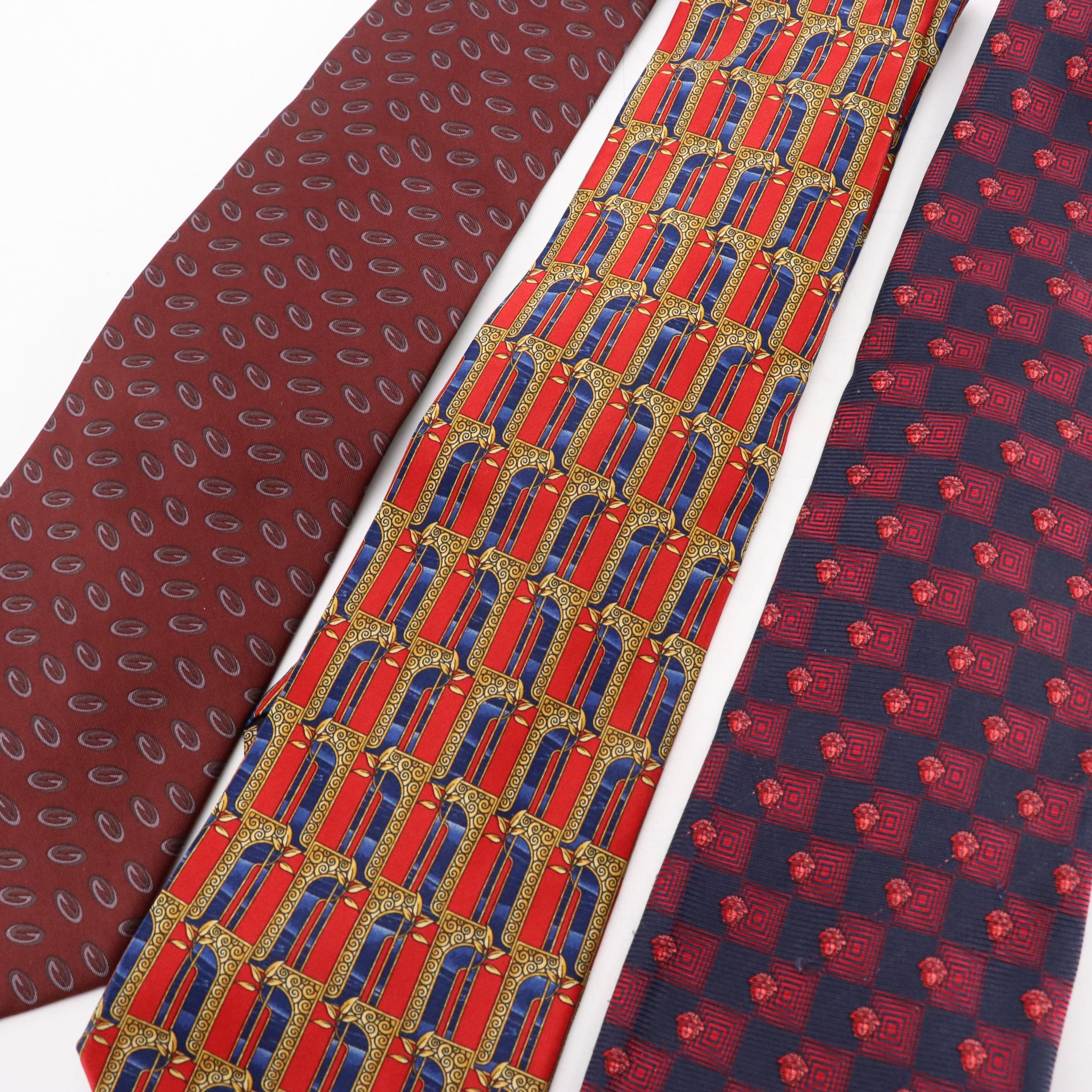 Gucci, Christian Dior, Lanvin, Versace, and Other Silk Neckties