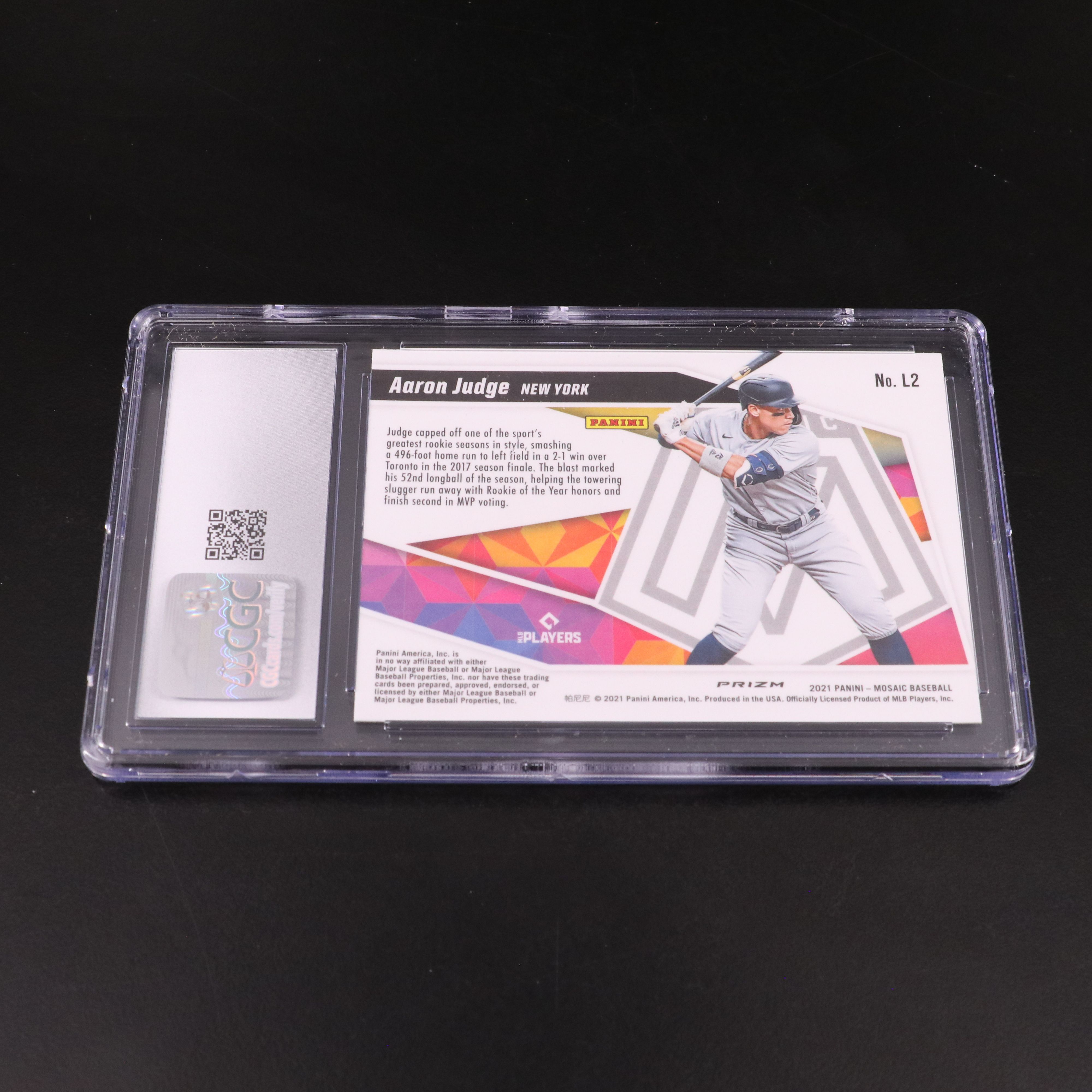 Aaron Judge SGC and CGC Graded Baseball Cards Featuring Rookie and More