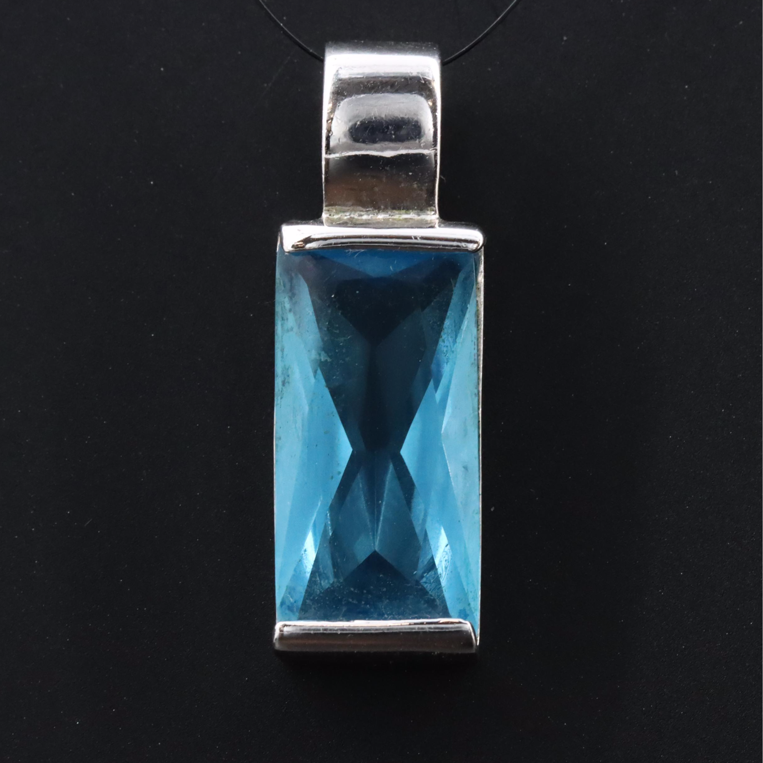 Costume Faux Gemstone Pendant