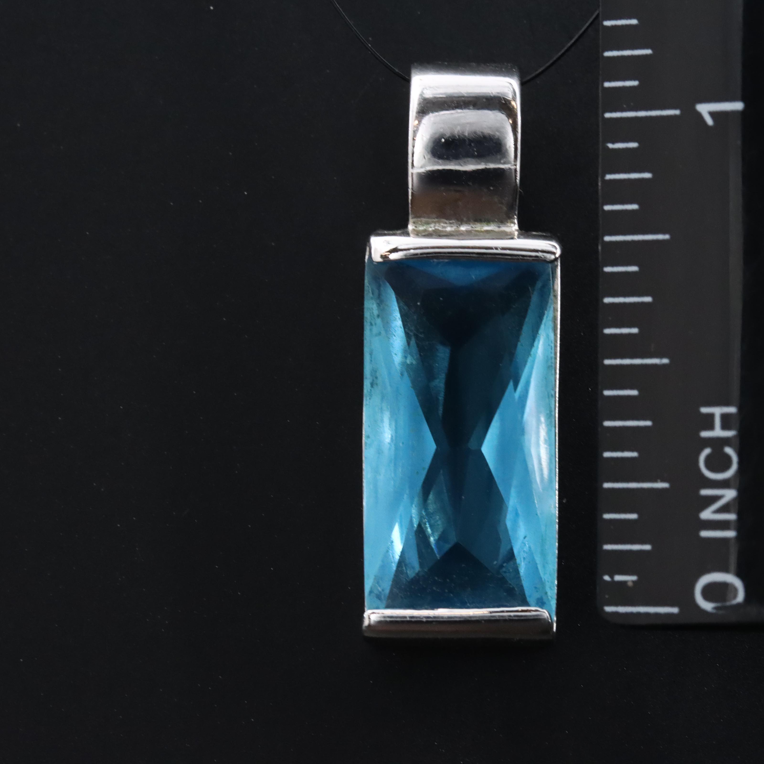 Costume Faux Gemstone Pendant