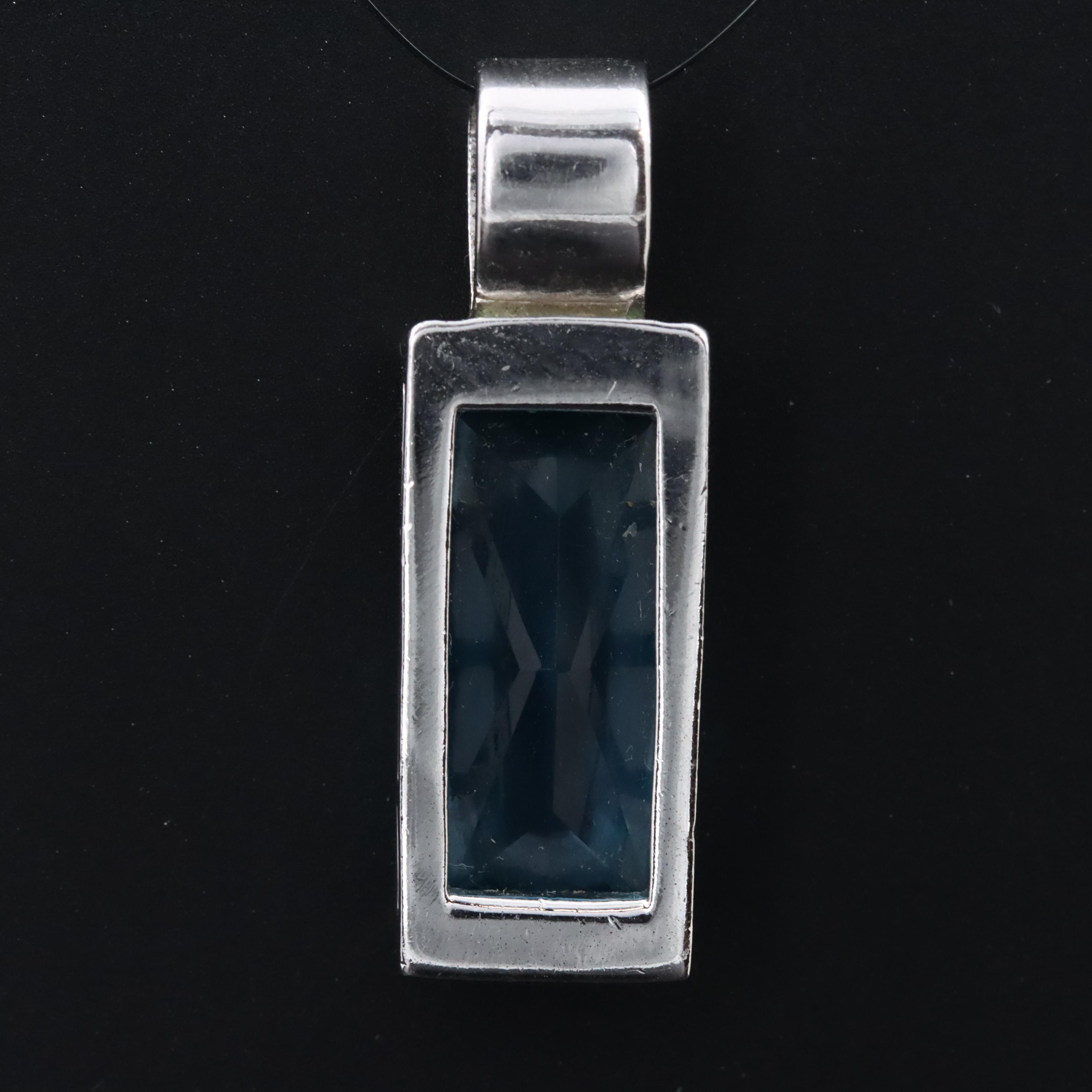Costume Faux Gemstone Pendant