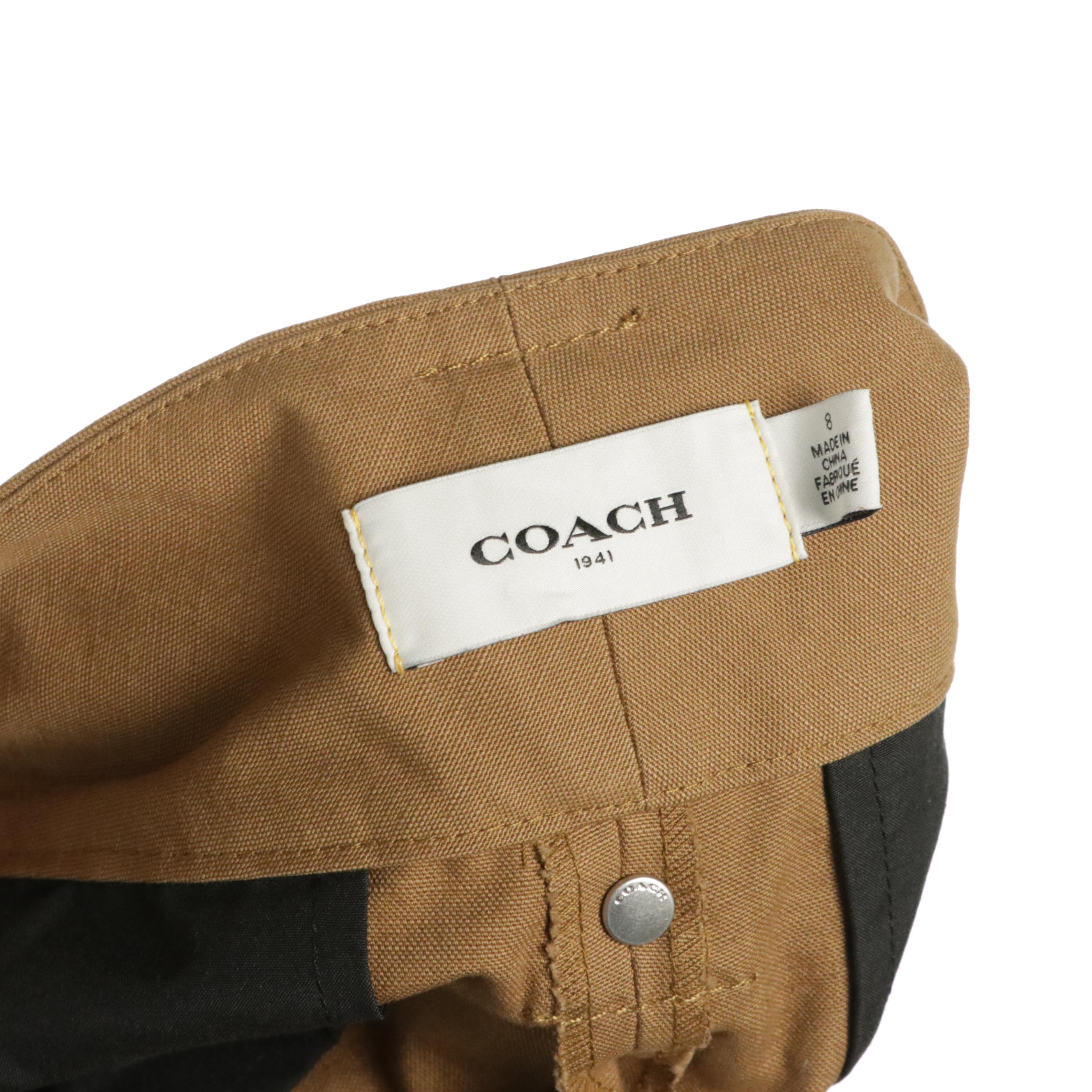 Coach Pocket Shorts and Boglioli Brown Straight-Leg Pants