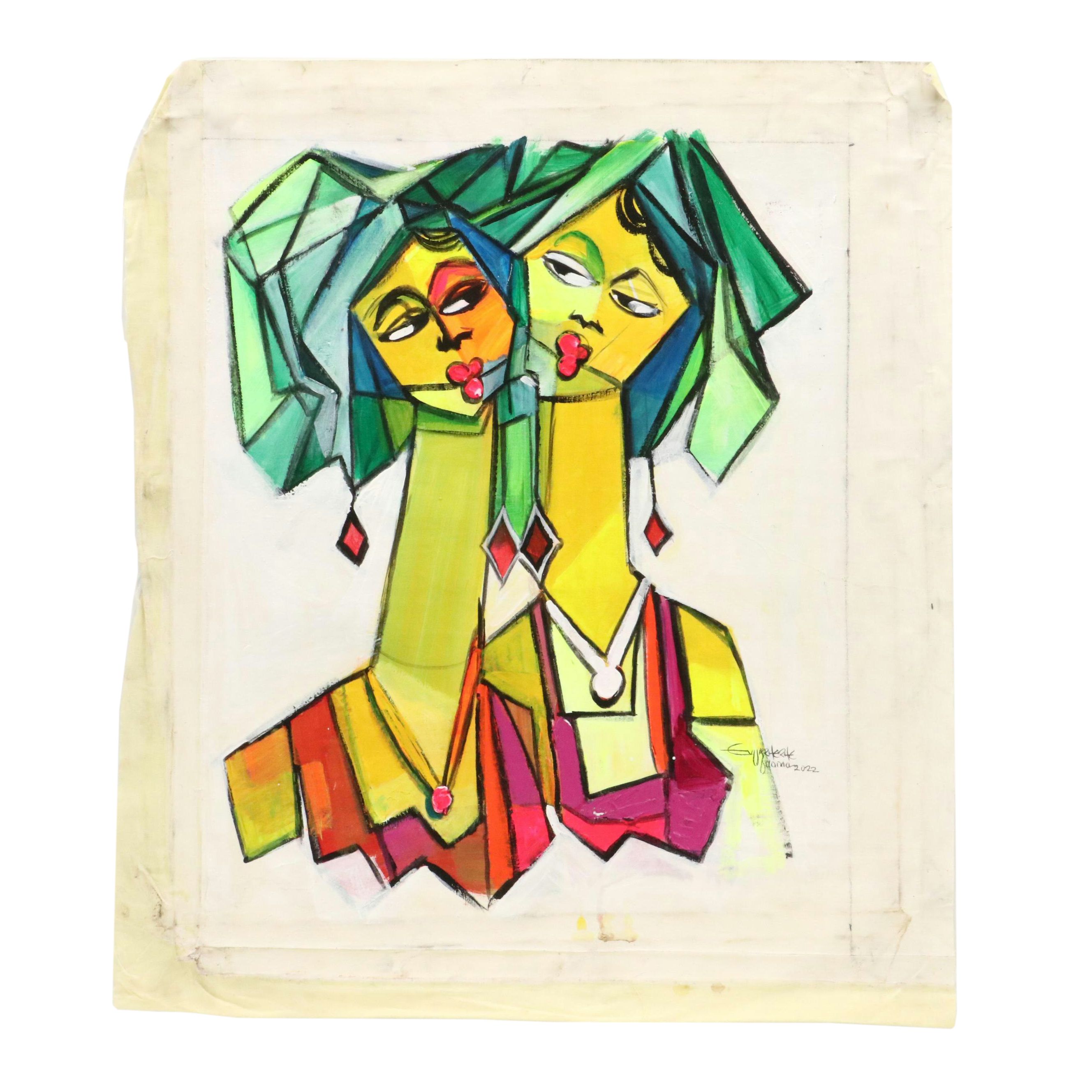 Evuarherhe Ufuoma Acrylic Painting "Pride," 2022