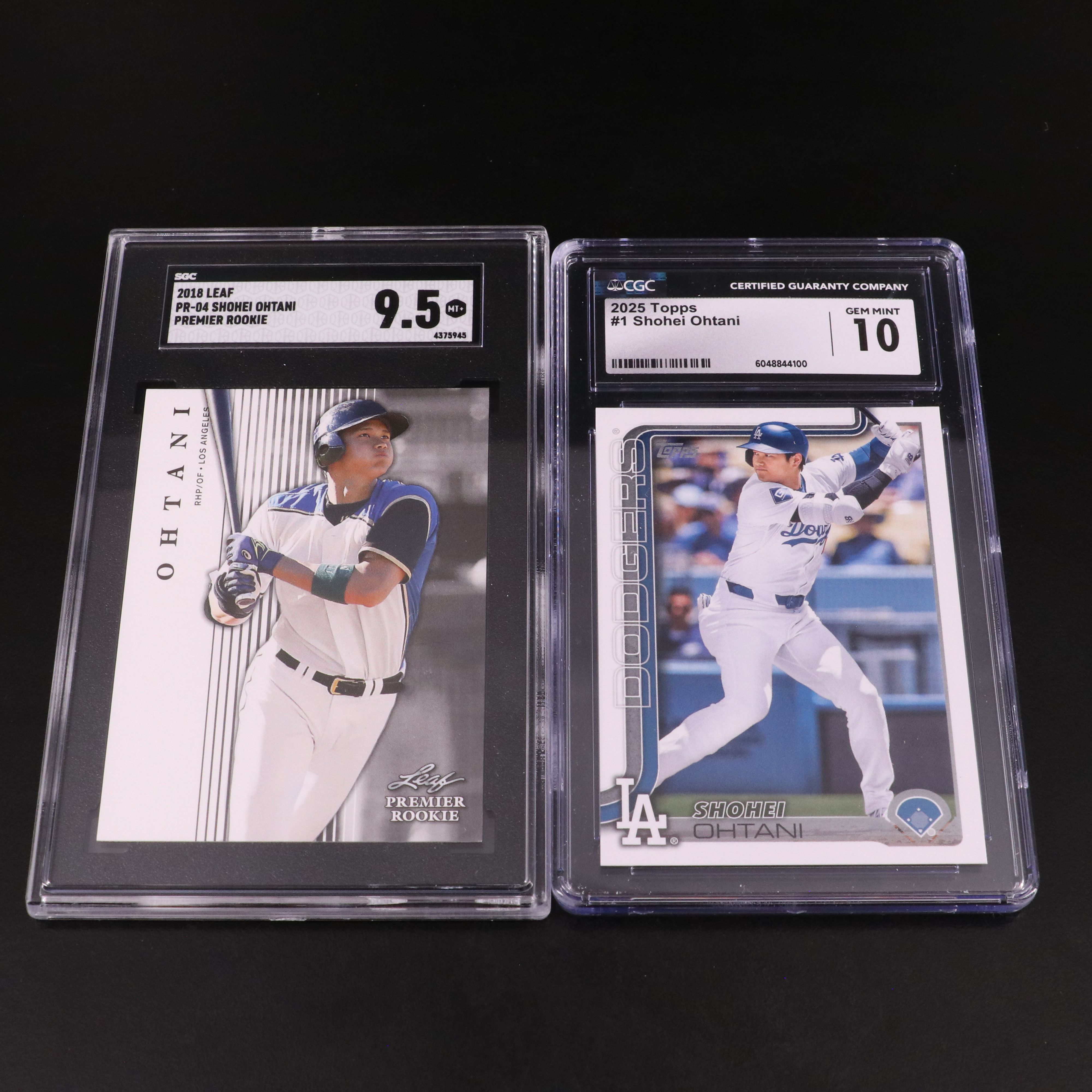 Shohei Ohtani and Ichiro Graded Baseball Cards Featuring Rookie and More