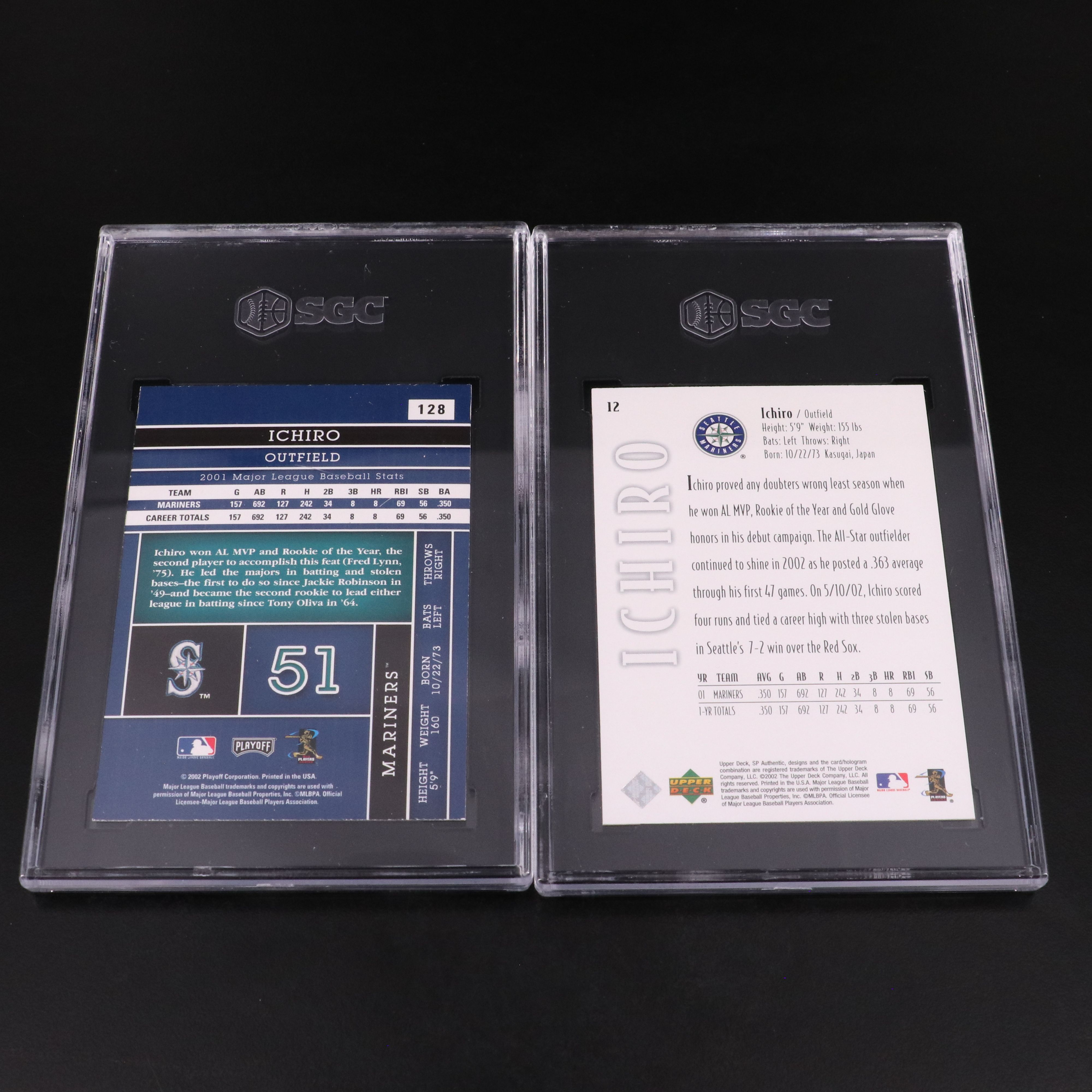 Shohei Ohtani and Ichiro Graded Baseball Cards Featuring Rookie and More