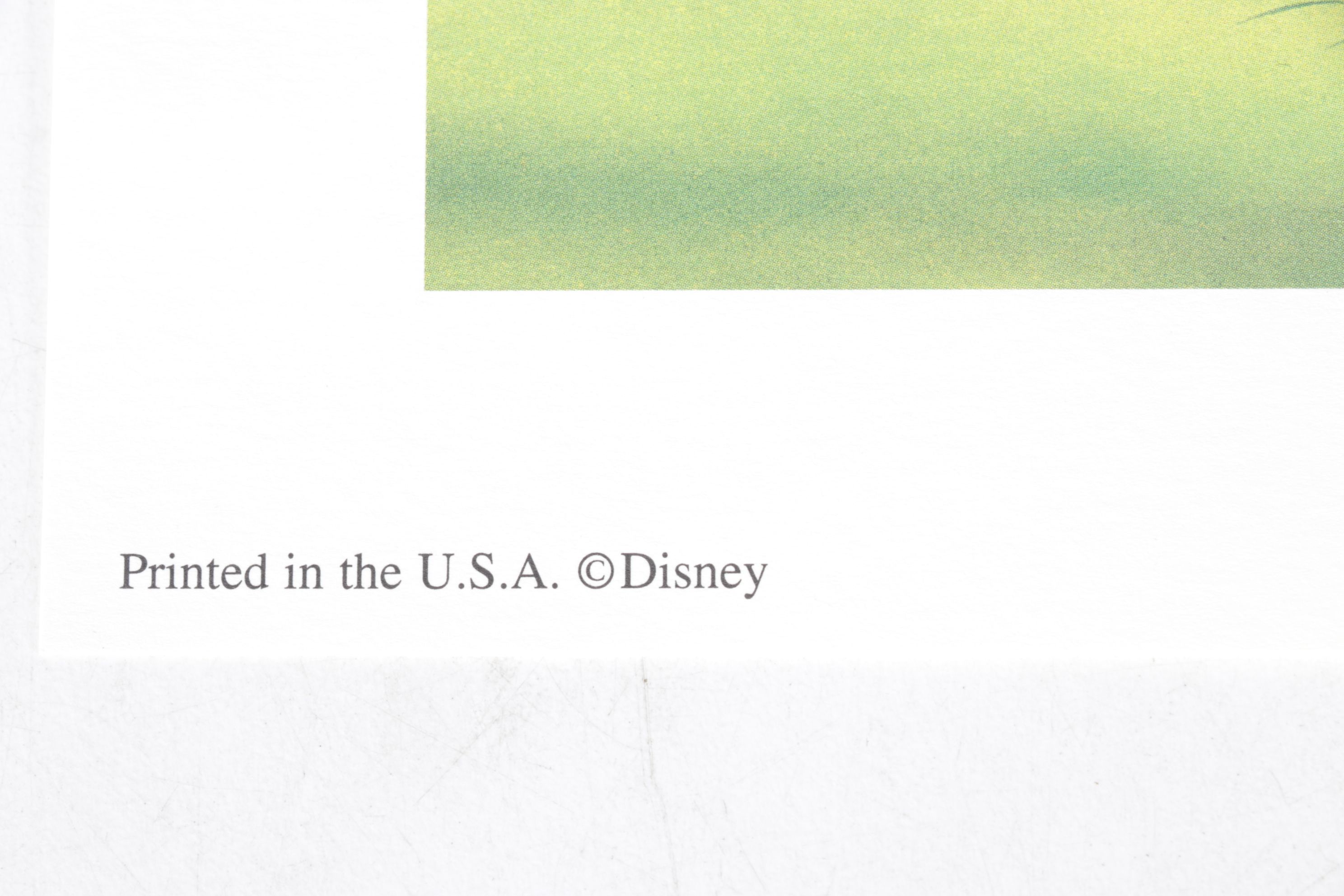 Hercules, Winnie the Pooh & Other Disney Offset Lithographs