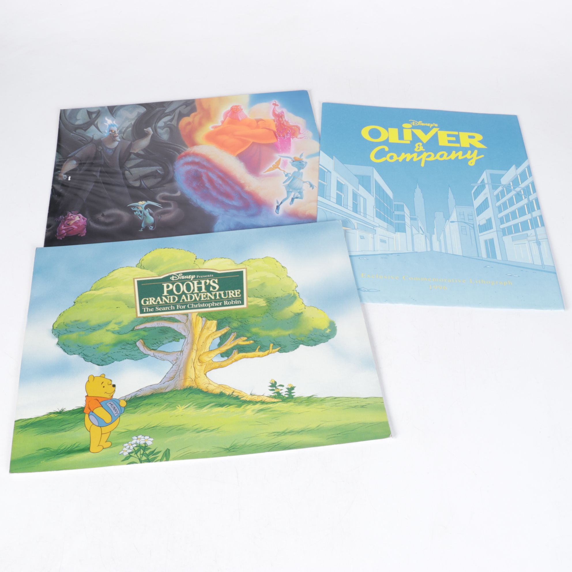 Hercules, Winnie the Pooh & Other Disney Offset Lithographs