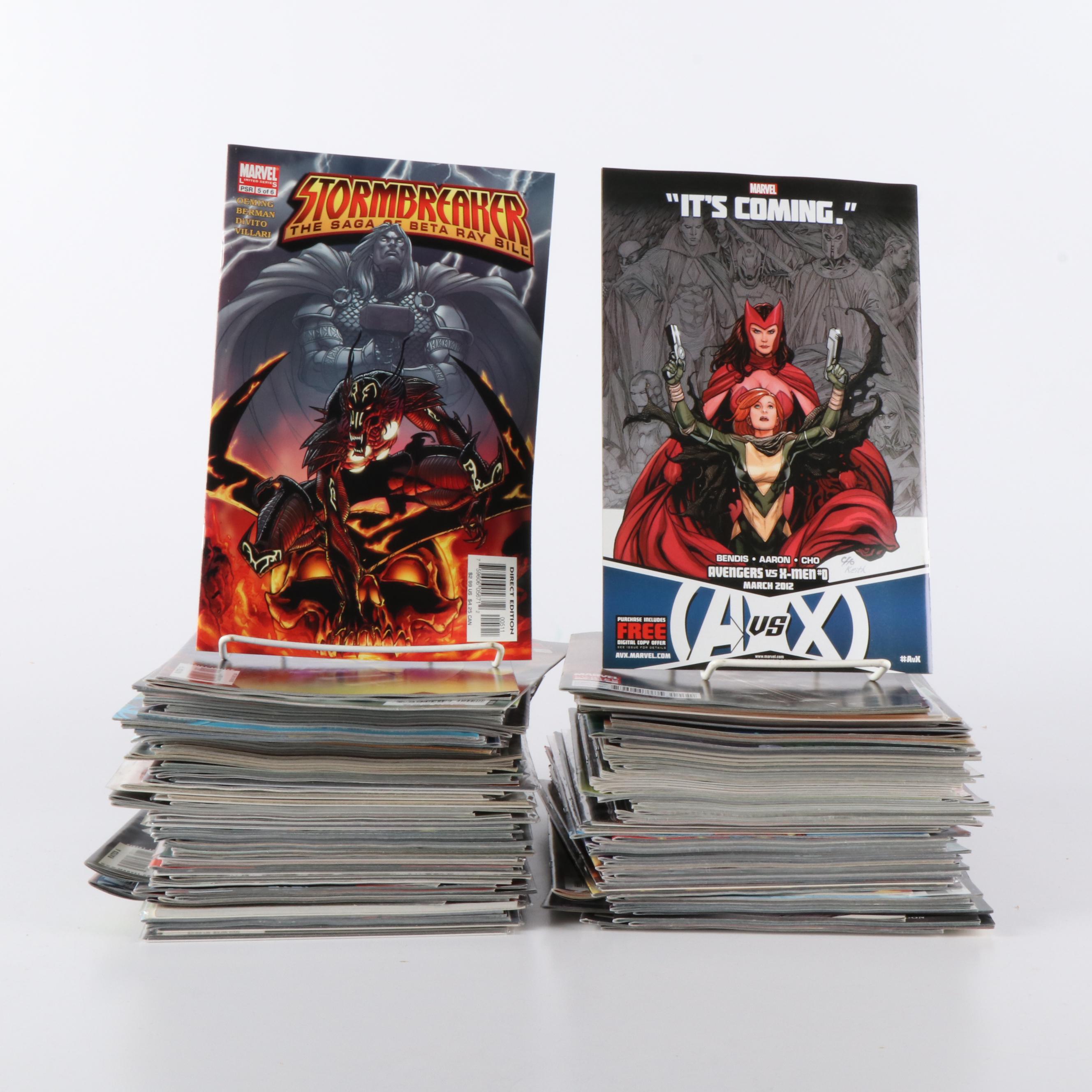 Modern Age 100+ Marvel Comic Books Including "X-Men",  "Avengers" and More