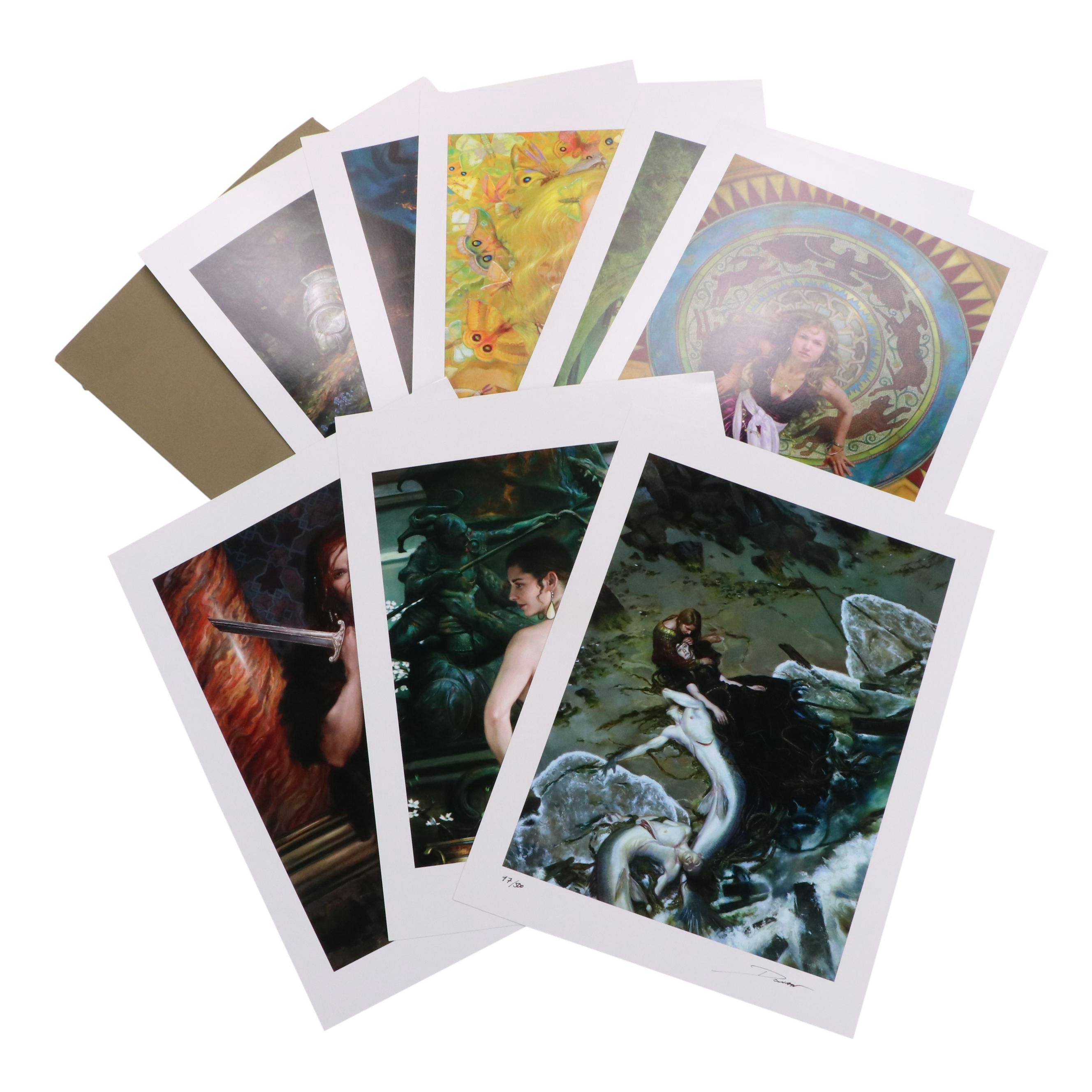 Donato Giancola Offset Lithographic Portfolio "Legend," Circa 2008