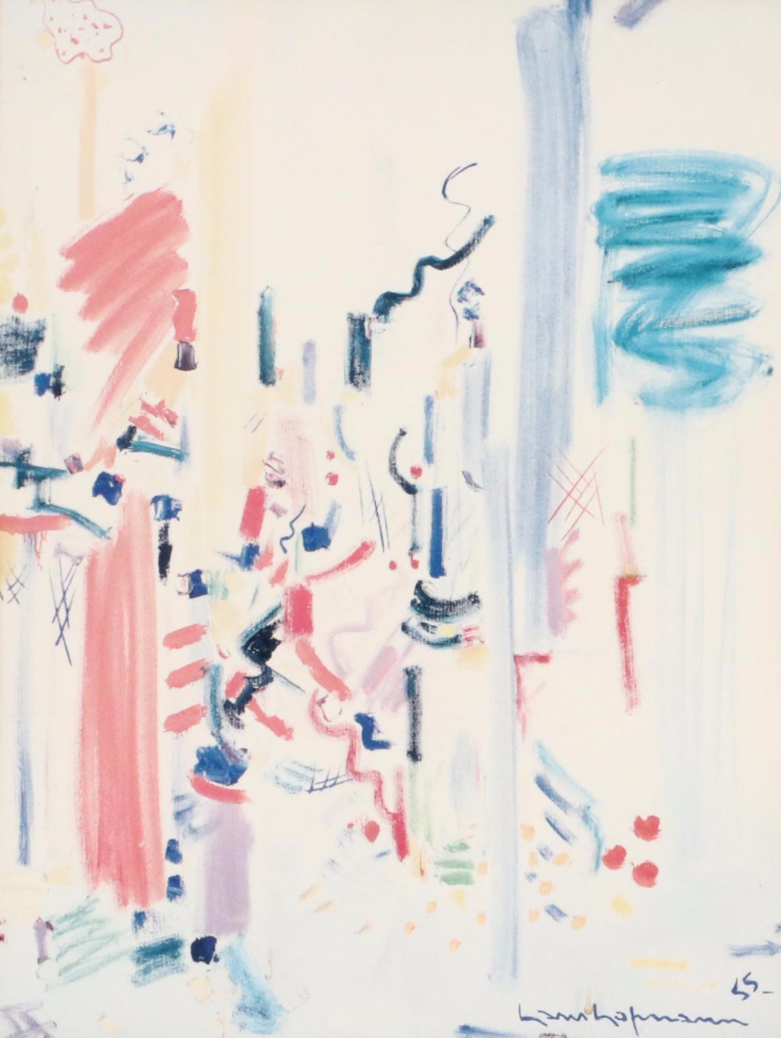 After Hans Hofmann Offset Lithograph "Au Printemps"